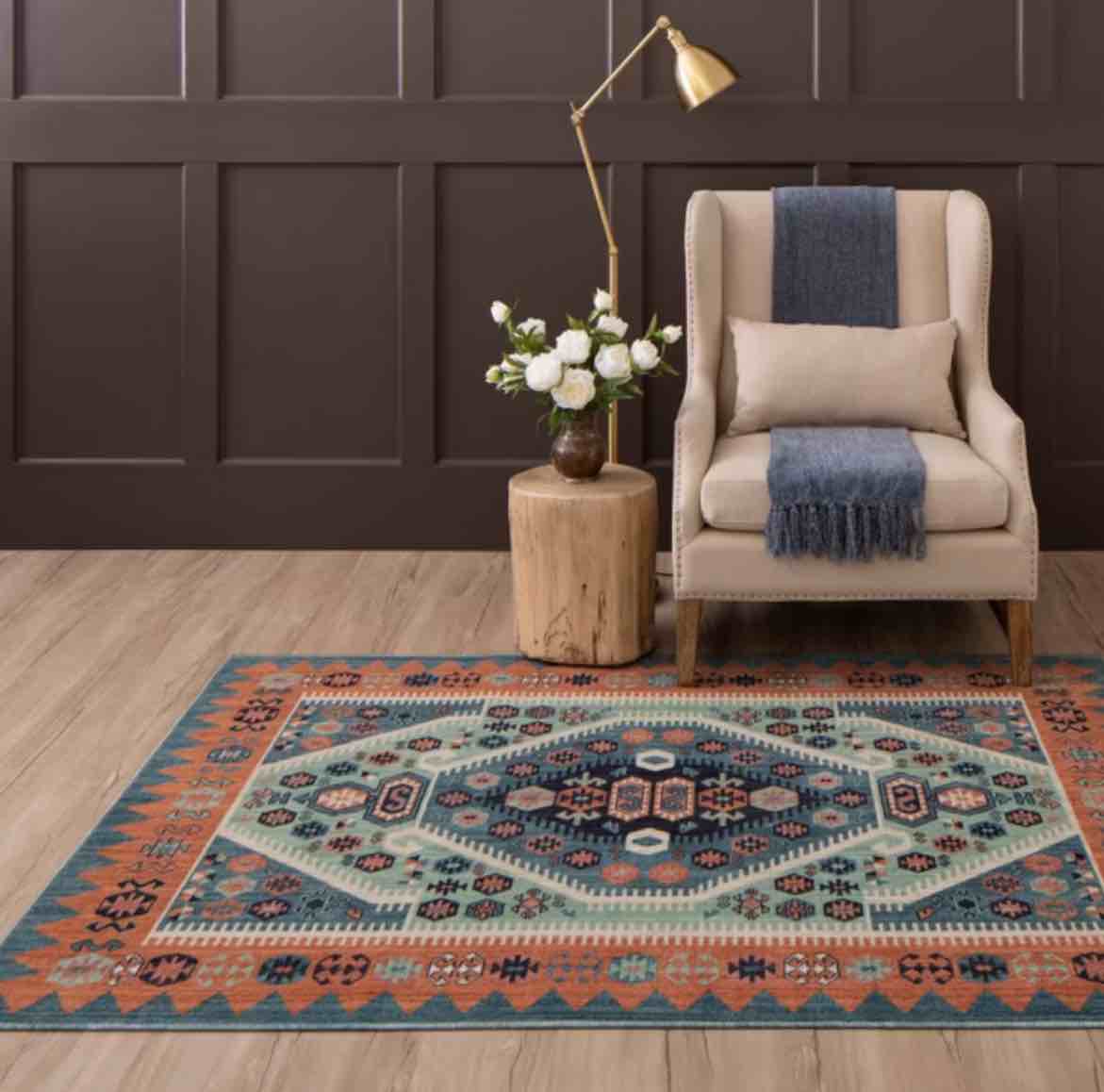 7x10 Buttercup Diamond Vintage Persian Woven Rug - Threshold™