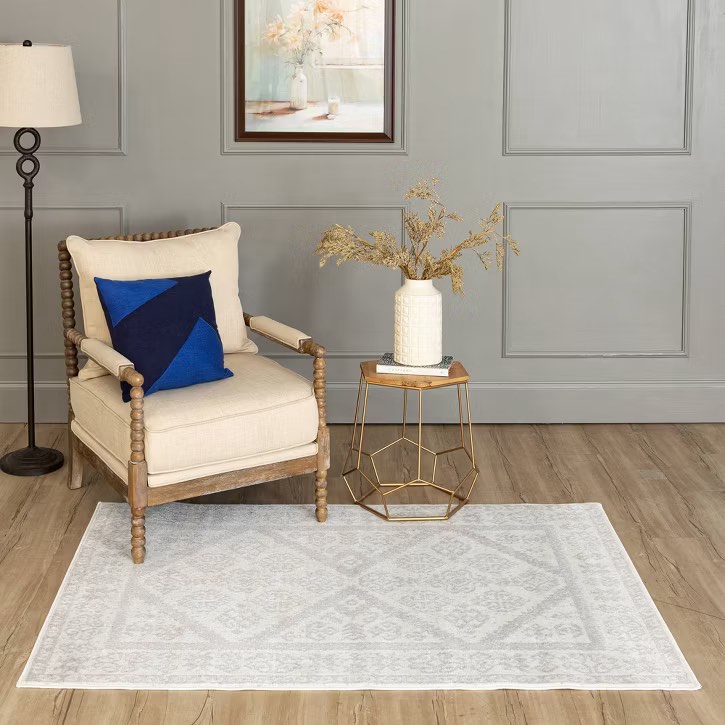 mohawk 4'x6' persian woven area rug neutrals