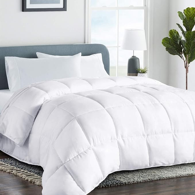 COHOME Quilted California King Size Comforter - Down Alternative Duvet Insert, All-Season Cooling Re