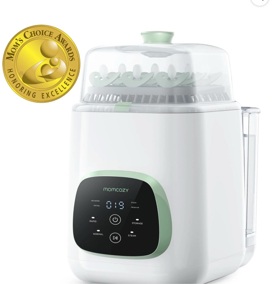 Momcozy KleanPal Pro Baby Bottle Washer, Sterilizer & Dryer Combo for Easy Cleaning, Bottle Washer Machine for Bottles,Baby Item Care