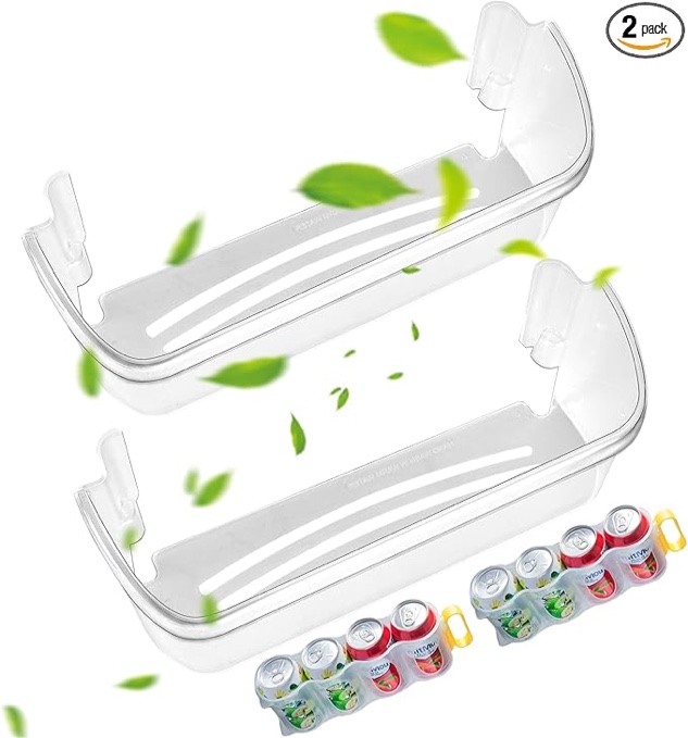 AMI PARTS 240363702 14.3in(L)×4.2in(W)×5.5in(H) Refrigerator Door Bin Side Shelf Fit for Frigi-daire