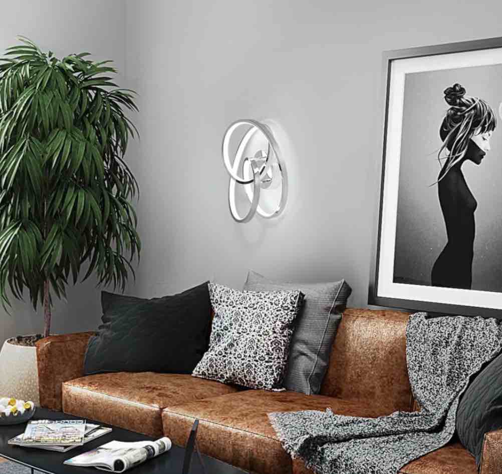 Vloitgol LED Ceiling Light Fixtures,36W Flush Mount Modern LED Ceiling Light,Cool White 6000K Close 