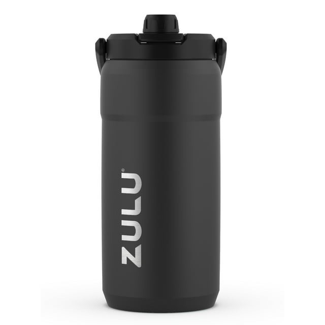 zulu mammoth vacuum triple wall insulated stainless steel water bottle 101oz black