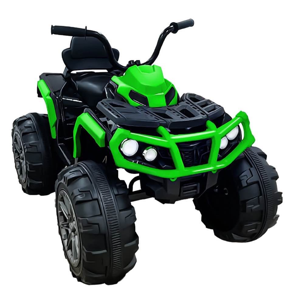 BKIRNP Pink 24V Kids Ride-On ATV Off-Road Quad Car 5mph Electric Car with 2 Speeds and Bluetooth Music