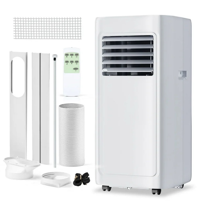 Simzlife Portable Air Conditioner 8000 BTU , Dehumidifier, Fan,Cool, 3 in 1 AC with Remote Control