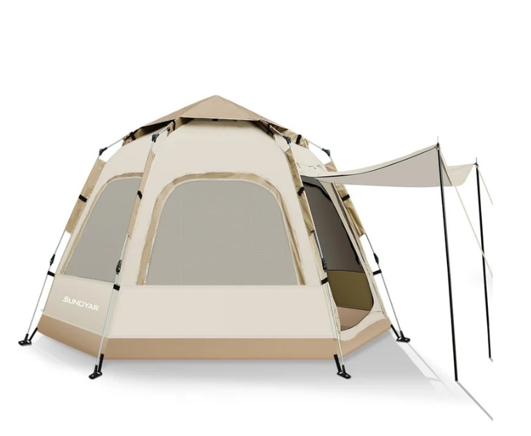 SUNOYAR 6-8 Person Tent for Camping, Camping Tent with Carry Bag, Instant Tent for Outdoor/Hiking/Traveling