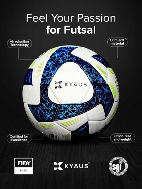 PENALTY Futsal Indoor Soccer Ball Max 200 XXIV | Officially recognized and Certified by Brazilian Fu