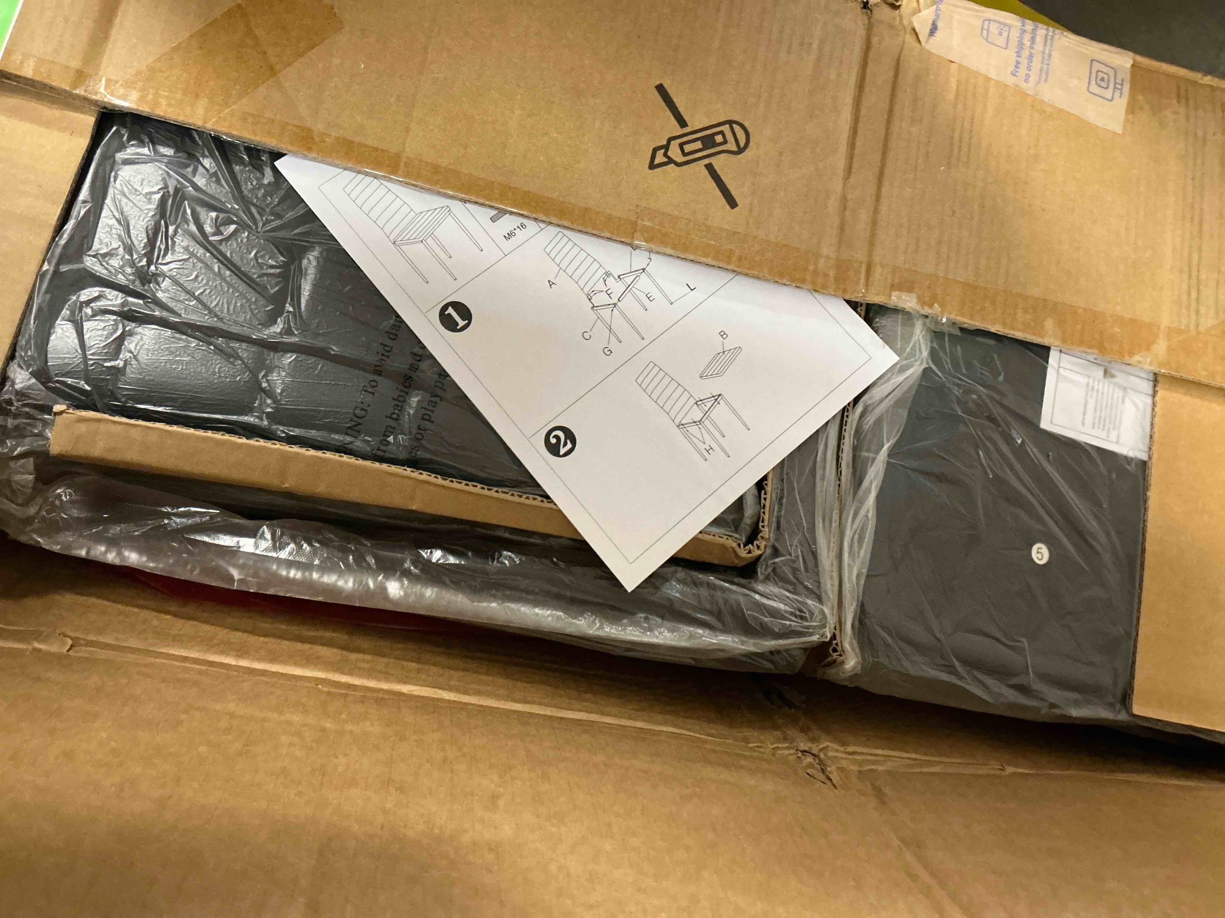 Condition photo showing New/Like New for  Black Dining Chairs Set of 4, Faux Leather Kitchen & Dining Room Chairs, Upholstered Dinner Chair w/Curved Back, Metal Frame, Rubber Foot Protection for Dining Kitchen Restaurants