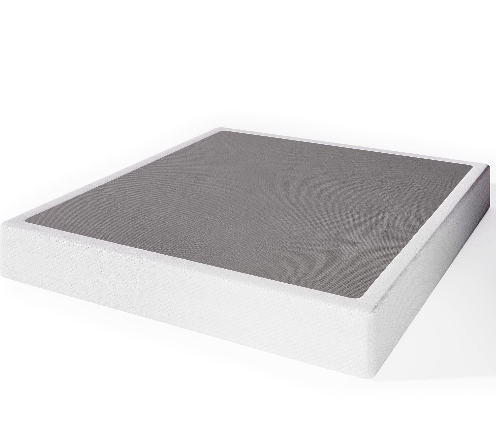 ULIESC Queen Box Spring, 7 Inch Queen Size Box Spring Only, Metal Box Spring Queen with Fabric Cover, Sturdy Mattress Foundation, Noise Free, Non-Slip, Easy Assembly