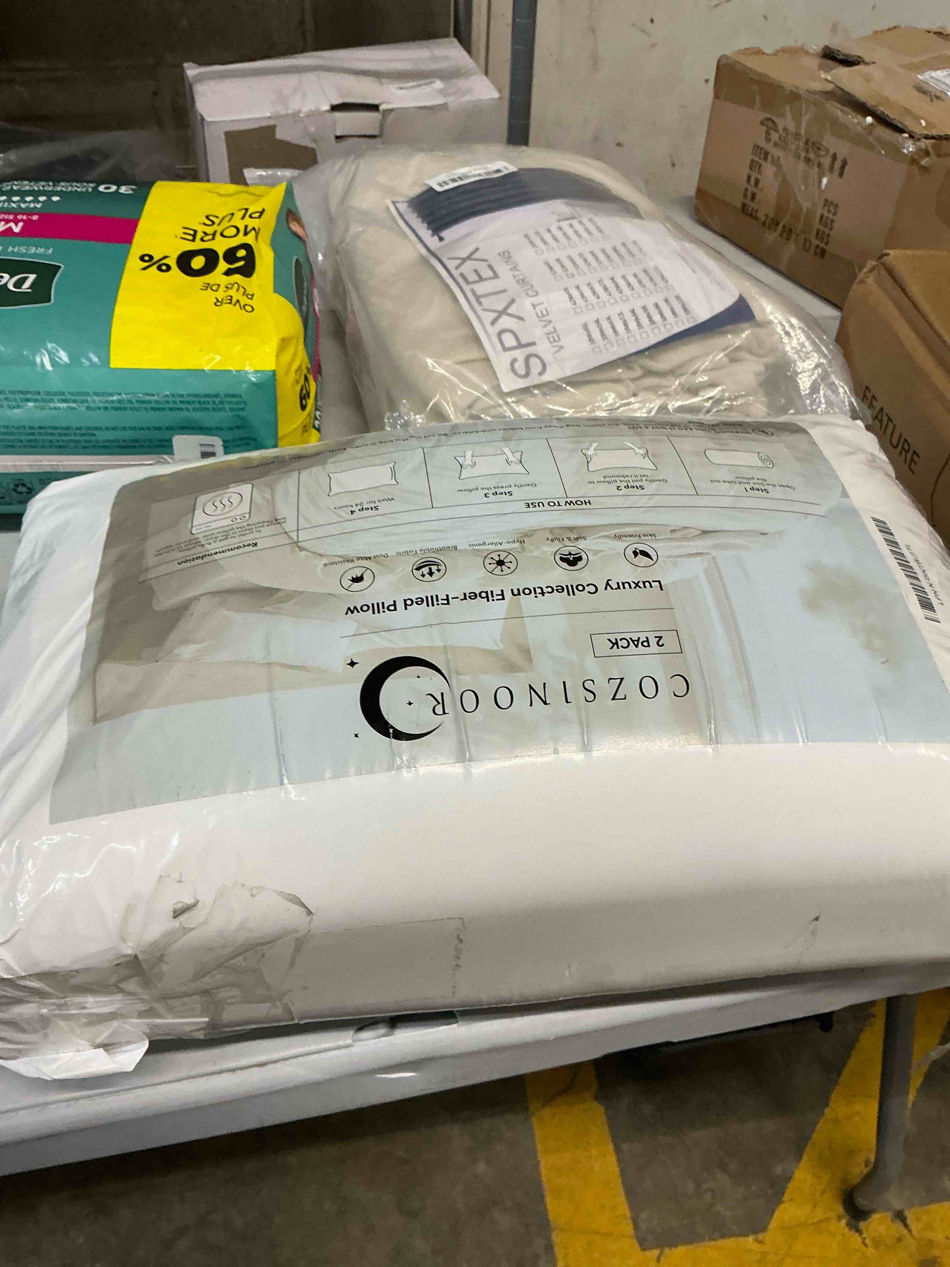 Condition photo showing New/Like New for COZSINOOR Bed Pillows for Sleeping Queen Size - Hotel Quality Set of 2 - Breathable Down Alternative Microfiber Filled for Back, Stomach, Side Sleepers, Cooling & Skin-Friendly
