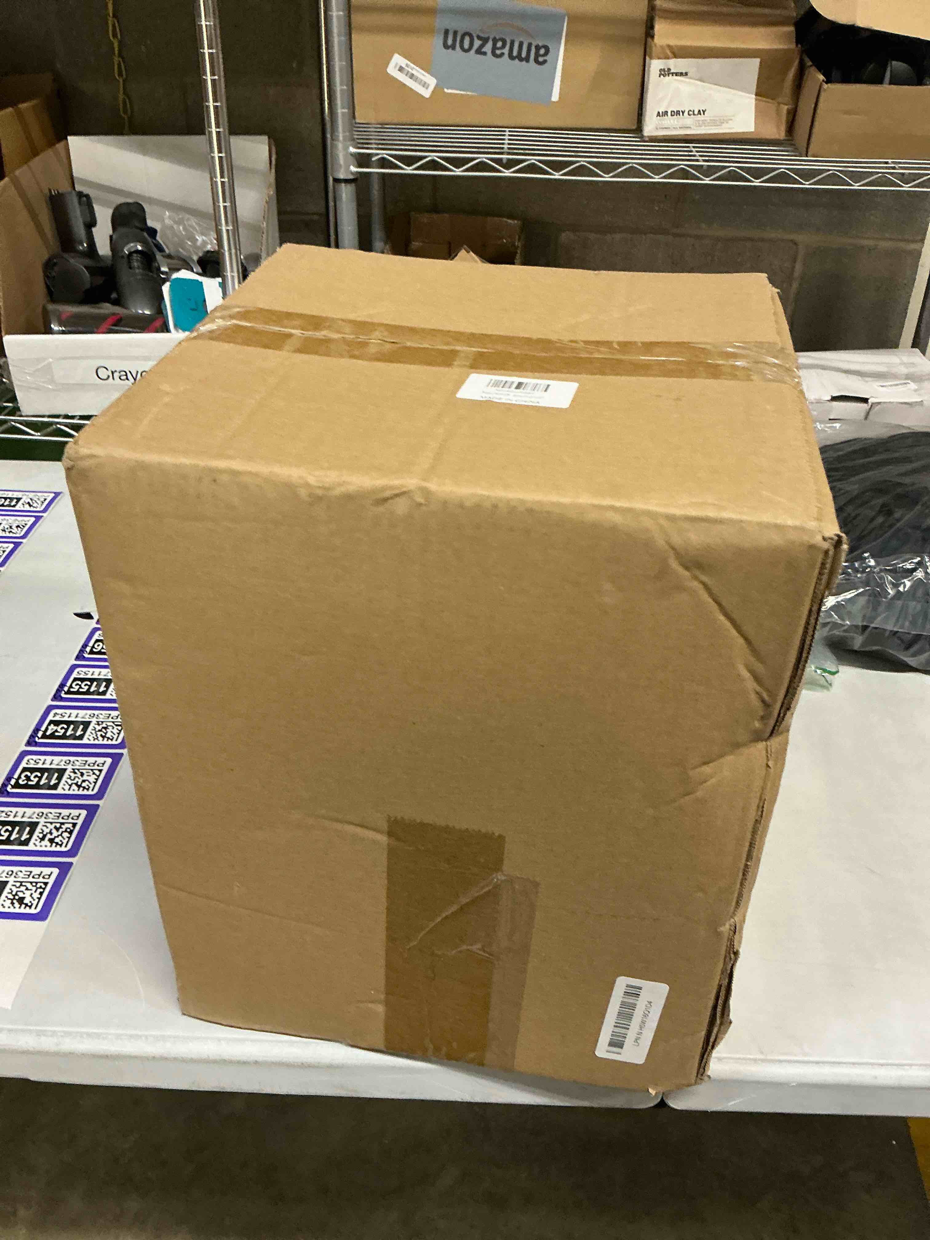 Condition photo showing Good Condition for Buffet Risers, Food Display Risers for Party, Glossy White Acrylic Risers Display Stand for Buffet Table, Catering Displays for Dessert, Cube Box Nesting Riser with Hollow Bottoms (8"x9"x10" 6PCS) 8"x9"x10" 6PCS White