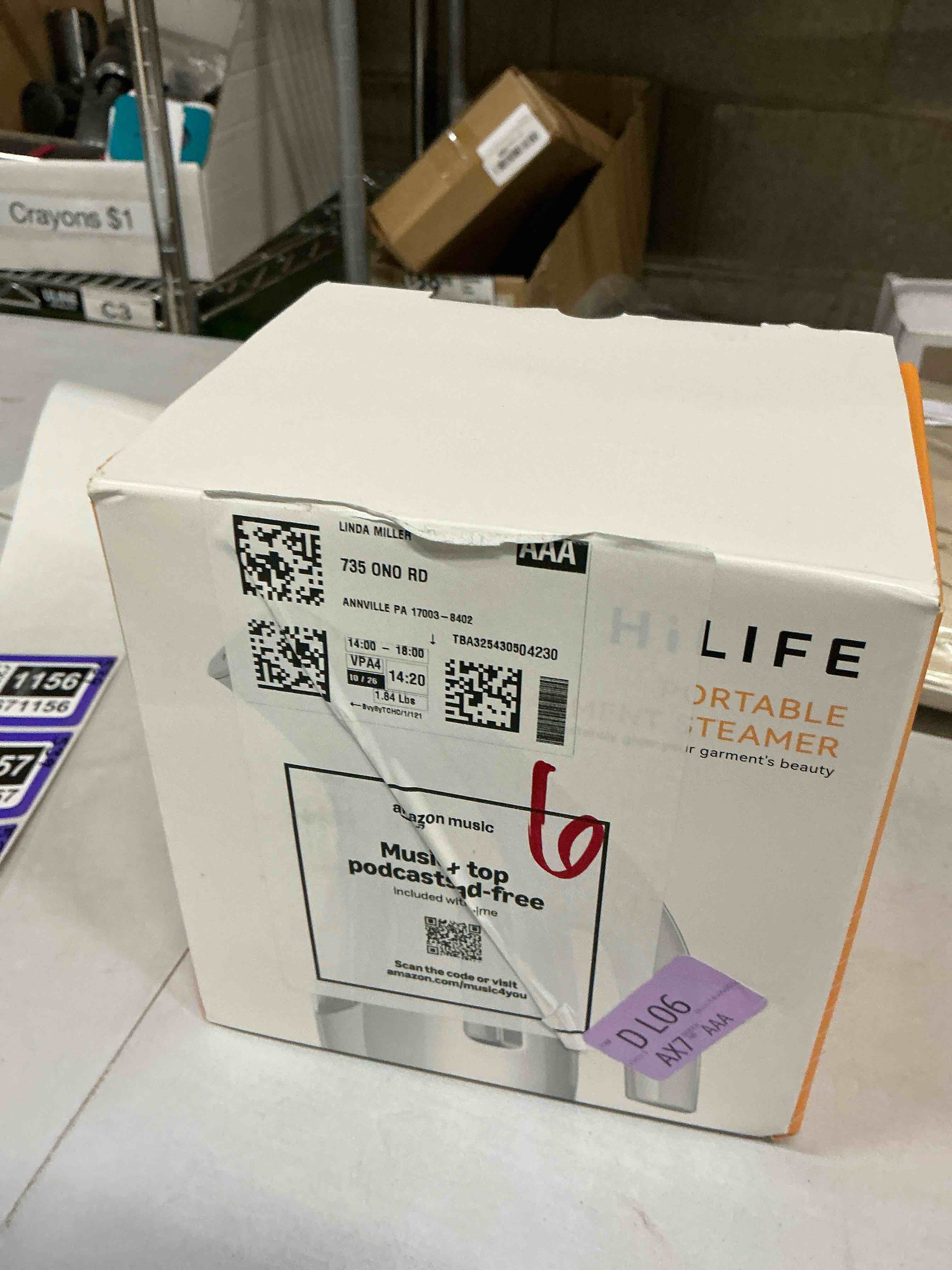 Condition photo showing Good Condition for HiLIFE Steamer for Clothes, Portable Handheld Design, 240ml Big Capacity, 700W, Strong Penetrating Steam, Removes Wrinkle, for Home, Office(ONLY FOR 120V)-Black