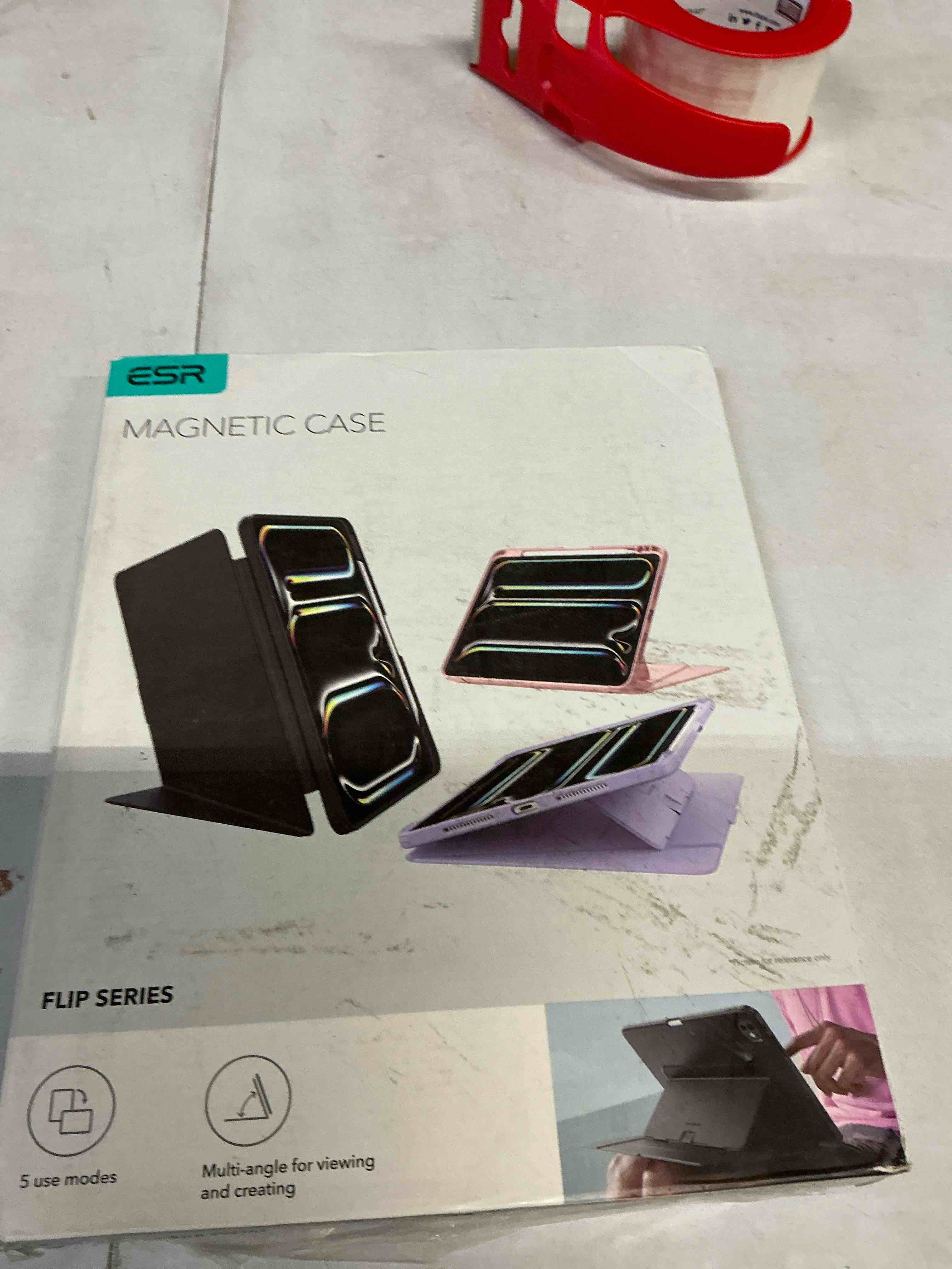 Condition photo showing Good Condition for ESR for iPad Pro 11 Inch Case (M4) 2024, Vertical Stand Cover, Multi Stand Angles, Ultra-Stable Case with Pencil Holder, Flip Series, Black iPad Pro 11'' M4 (2024) Black