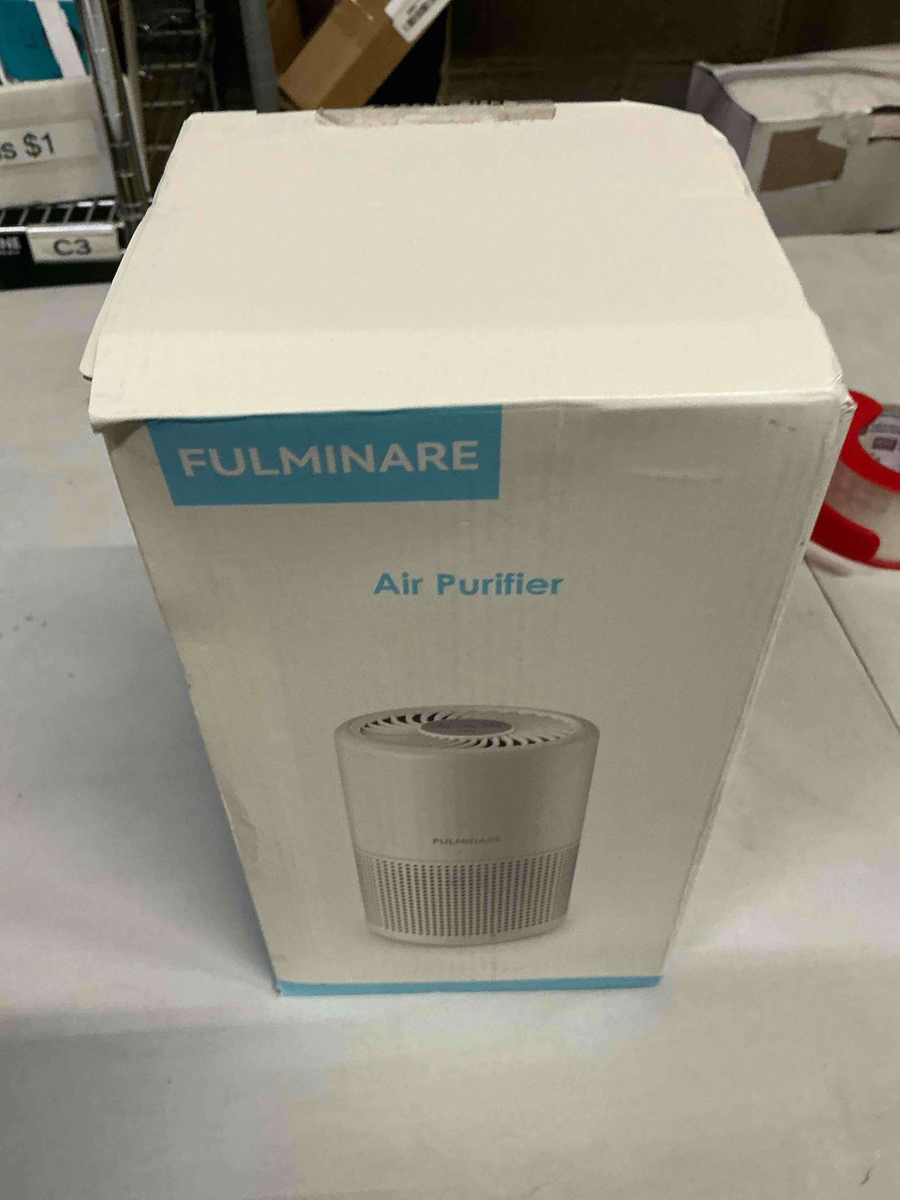 Condition photo showing Good Condition for Air Purifiers for Bedroom, FULMINARE H13 True HEPA Air Filter, Quiet Air Cleaner With Night Light,Portable Small Air Purifier for Home, Office, Living Room White 1 Pack