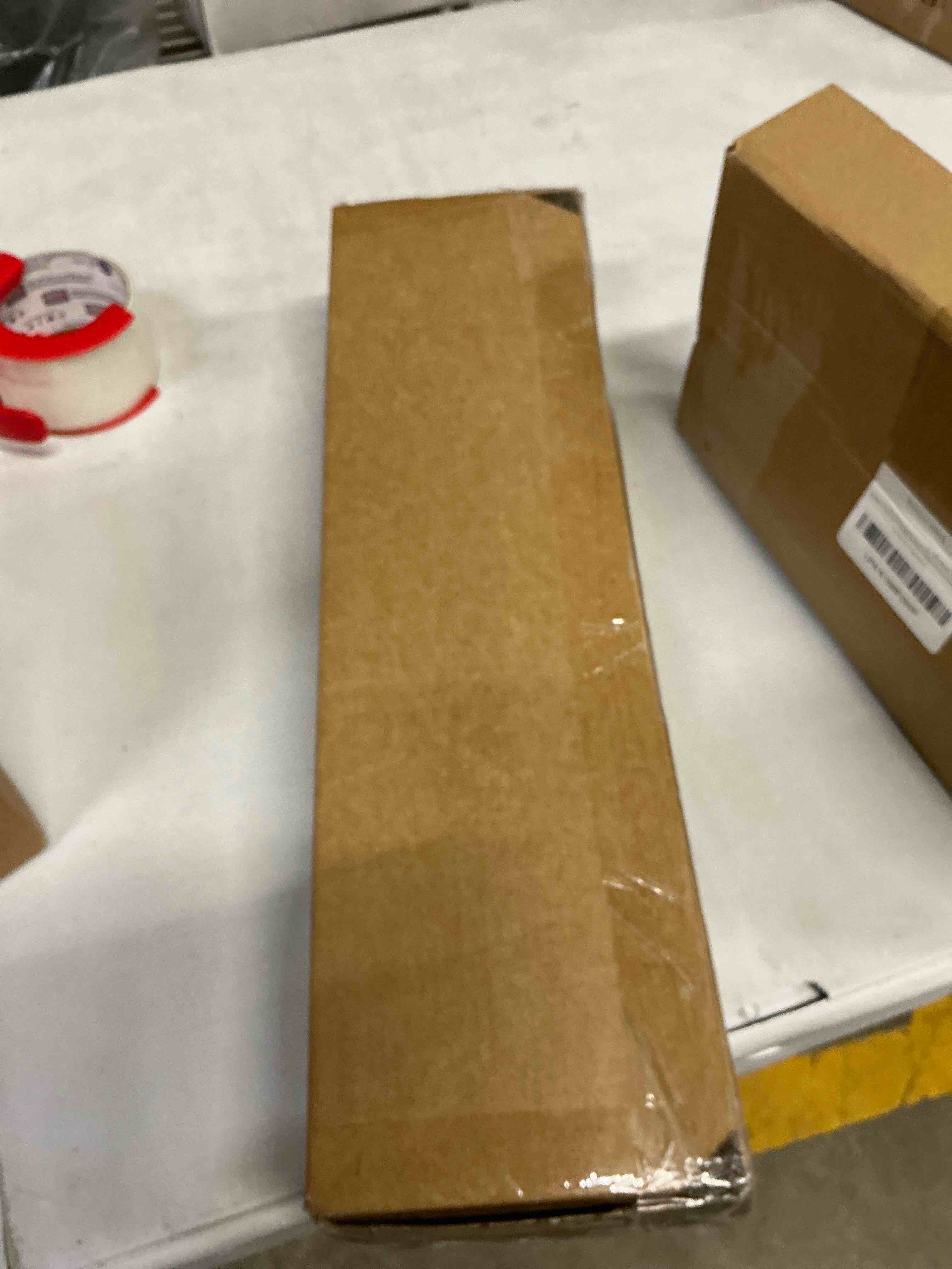 Condition photo showing Good Condition for KAMANINA Black Curtain Rods for Windows 48 to 84 inch, 1 inch Adjustable Decorative Curtain Rod 32 to 86 inch (2.6-7.1ft), Single Drapery Rod with Twisted Cage Ends Black 48-84"