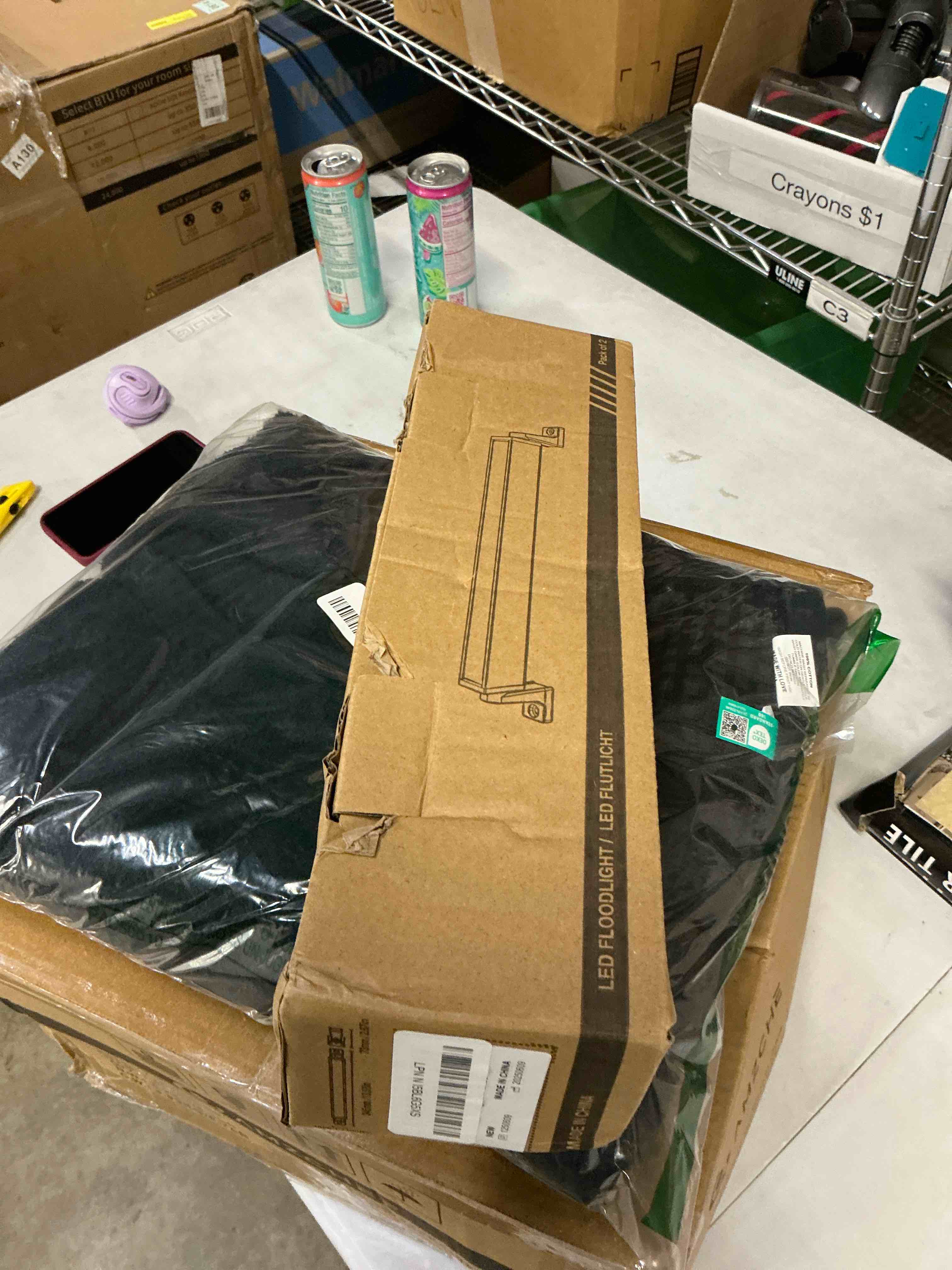 Condition photo showing Good Condition for 38W LED Black Light Bar, Blacklight Bars with Plug and Switch Light Up 22x22ft Area for Glow Party Halloween Parties Bedroom Decorations Stage Lighting 2 Pack