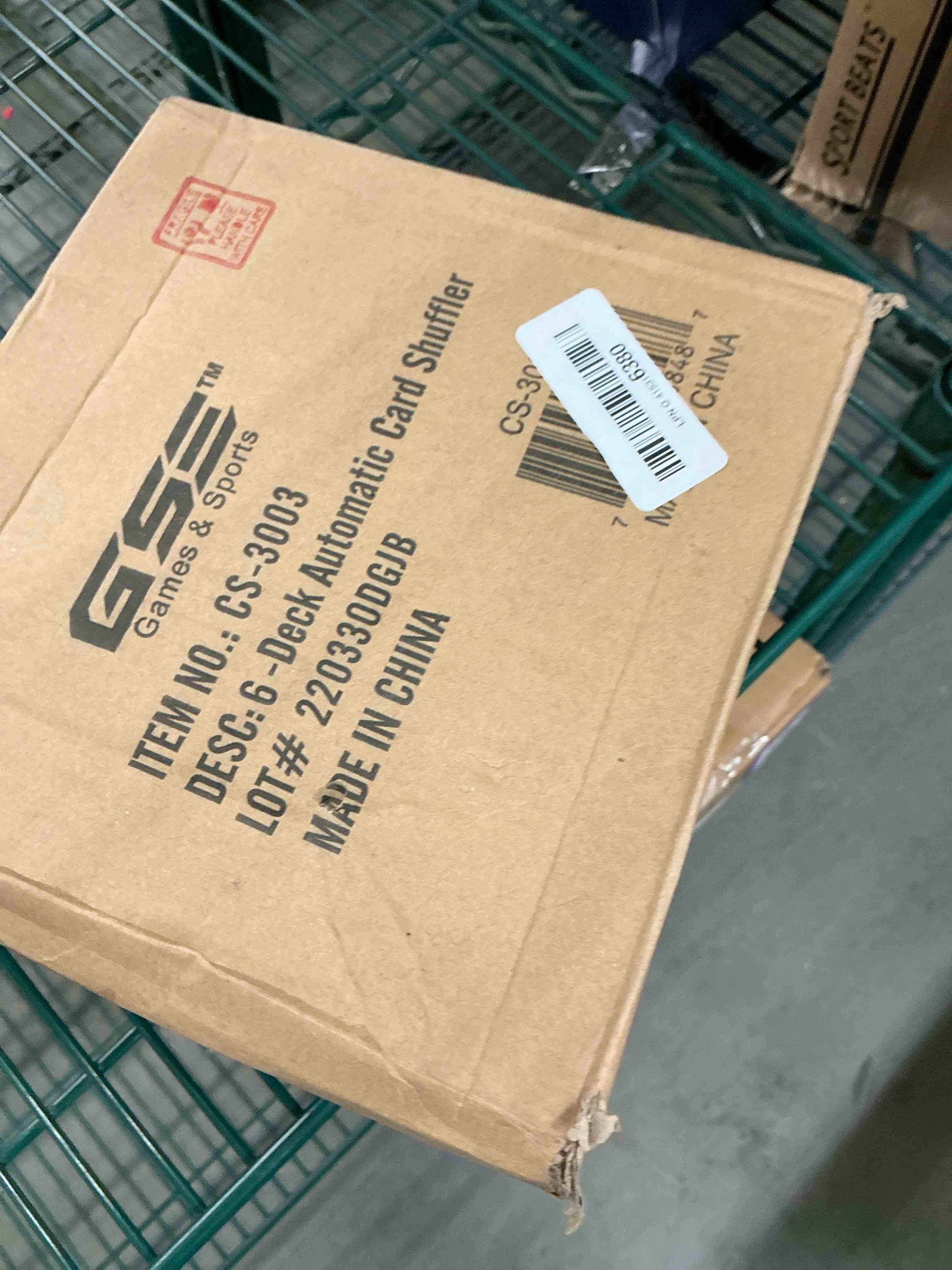 Condition photo showing New/Like New for GSE Games & Sports Expert 6-Deck Automatic Card Shuffler, Battery-Operated Shuffler Machines for Playing Cards, Blackjack, Texas Hold'em, Canasta, UNO, Rummy, Bridge