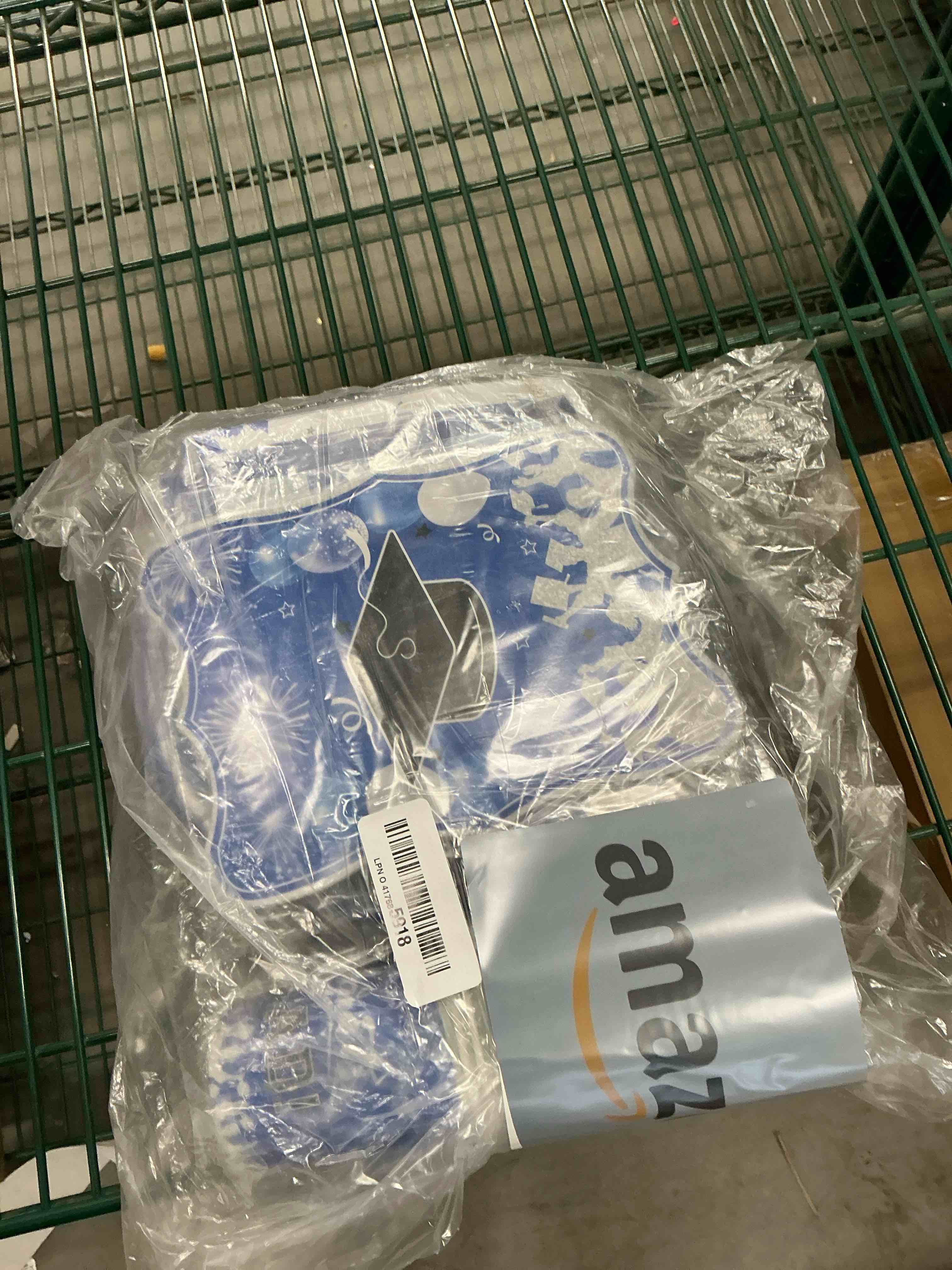Condition photo showing New/Like New for Graduation Plates and Napkins 2024 Graduation Decorations Class of 2024 Blue Silver Graduation Party Supplies Cups Tablecloth Banner Dineware for Congrats Grad Party Decorations Serve 25