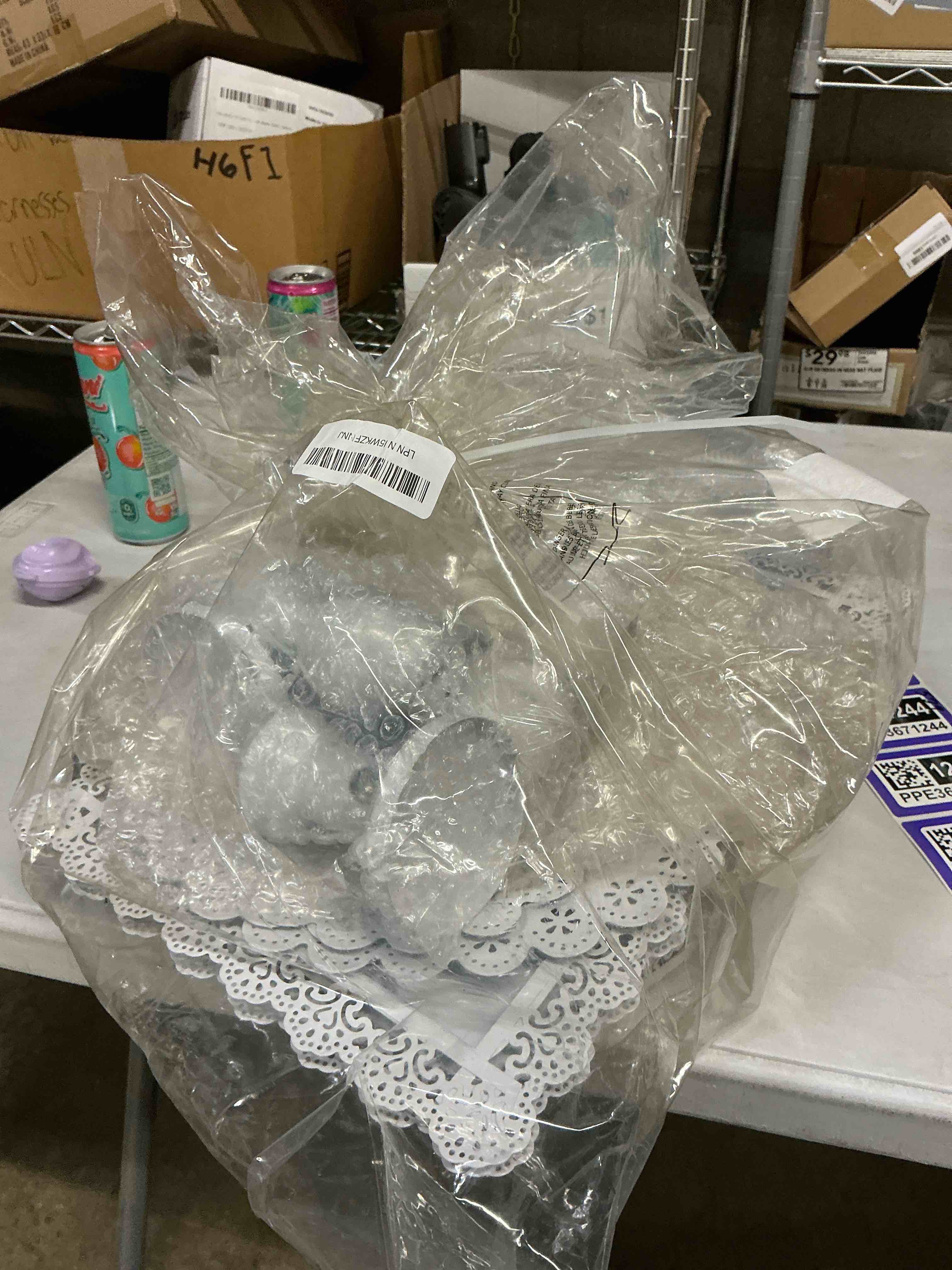 Condition photo showing Good Condition for Set of 9 Cake Stands Metal Cupcake Stand Set Multiple Styles Candy Fruit Display Tower Dessert Plate Cake Serving Tray for Birthday Party Wedding Anniversary Baby Shower Engagement (White)
