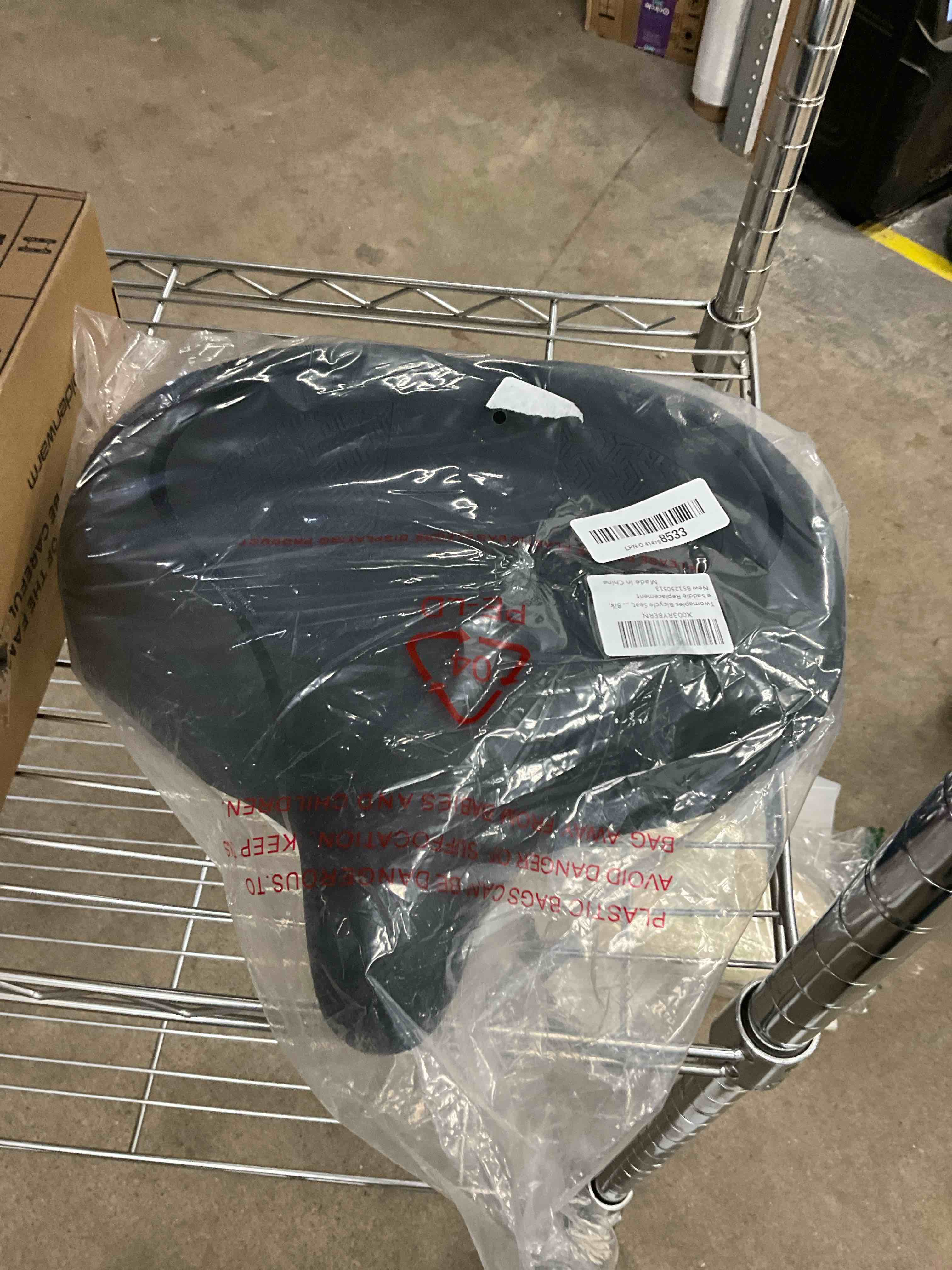 Condition photo showing Good Condition for Bicycle Seat, Bike Seat for Women Men Extra Comfort Wide, Oversized Comfortable Seats Saddle for Peloton Bikes, Fit for Exercise Bikes, Electric Bikes, Mountain Bikes, Cruiser Bikes Black