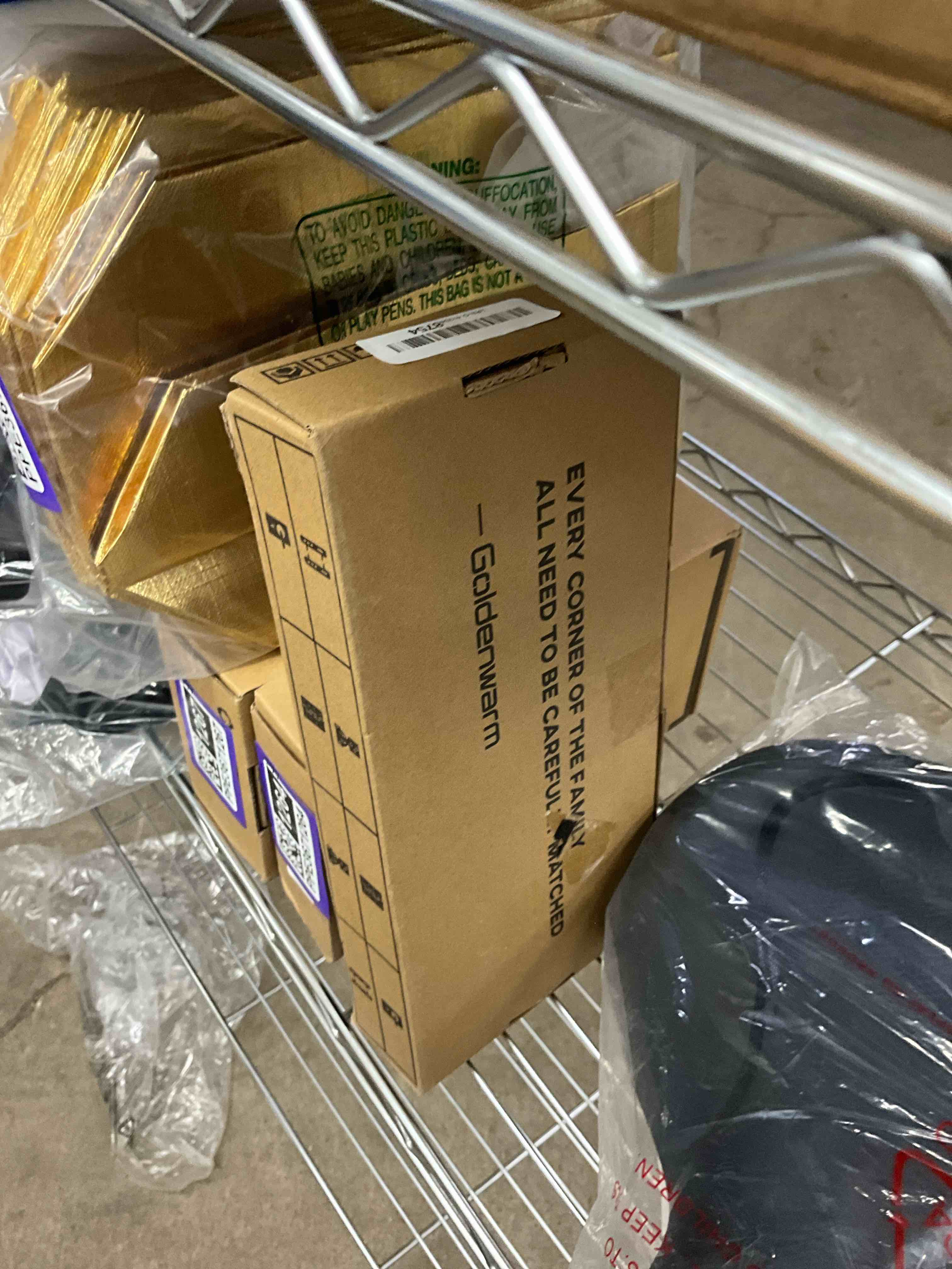 Condition photo showing Good Condition for goldenwarm 10 Pack Gold Drawer Pulls Brushed Brass Hardware for Cabinet - Modern Kitchen Door Cabinet T Bar Handle Pull Knob Hole Spacing 192mm(7.5in)