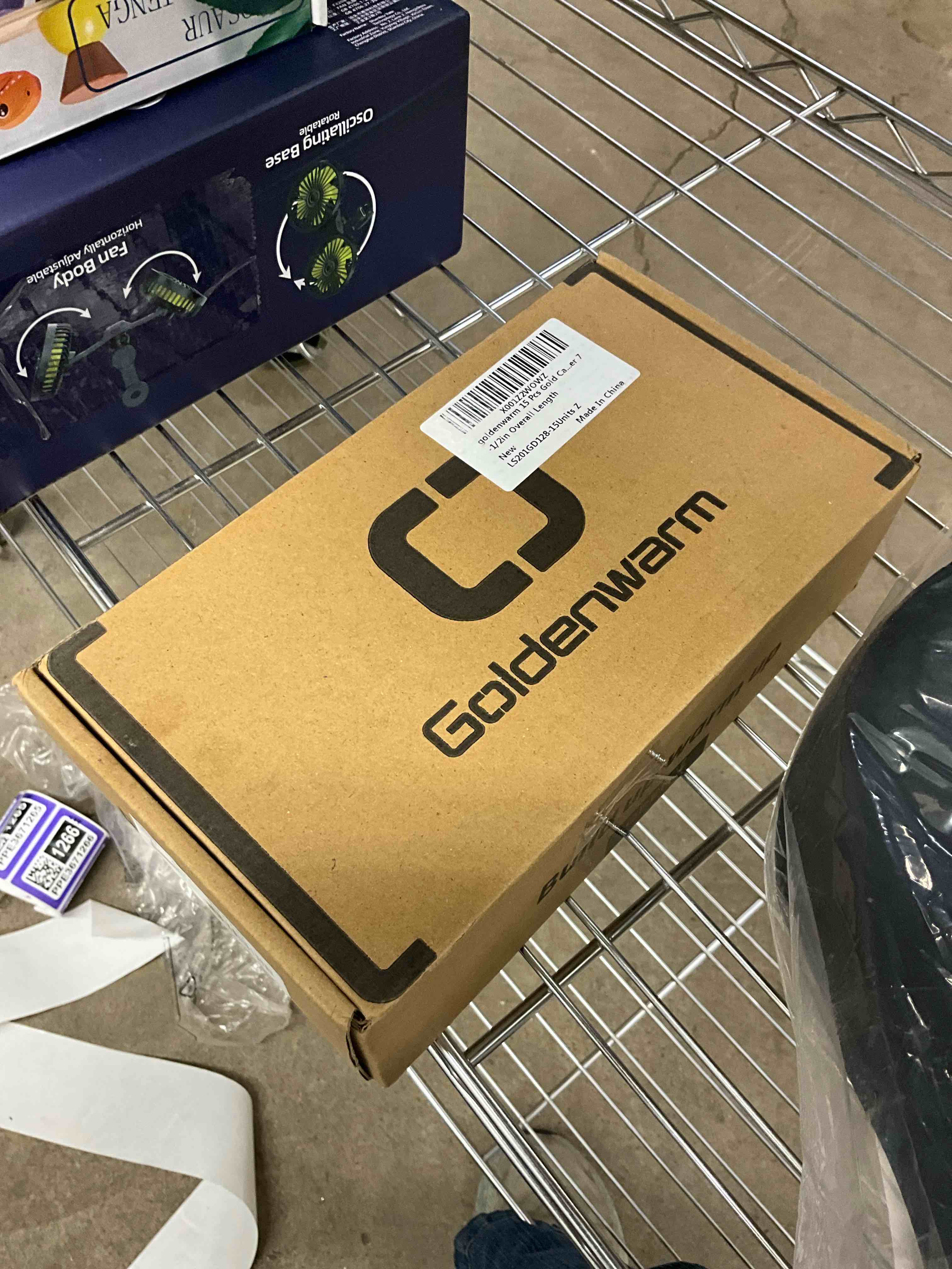 Condition photo showing Good Condition for goldenwarm 15 Pcs Gold Cabinet Pulls Drawer Handles 128mm Brushed Brass Kitchen Cabinet Hardware - Cupboard Door Pulls 5in Hole Center 7-1/2in Overall Length