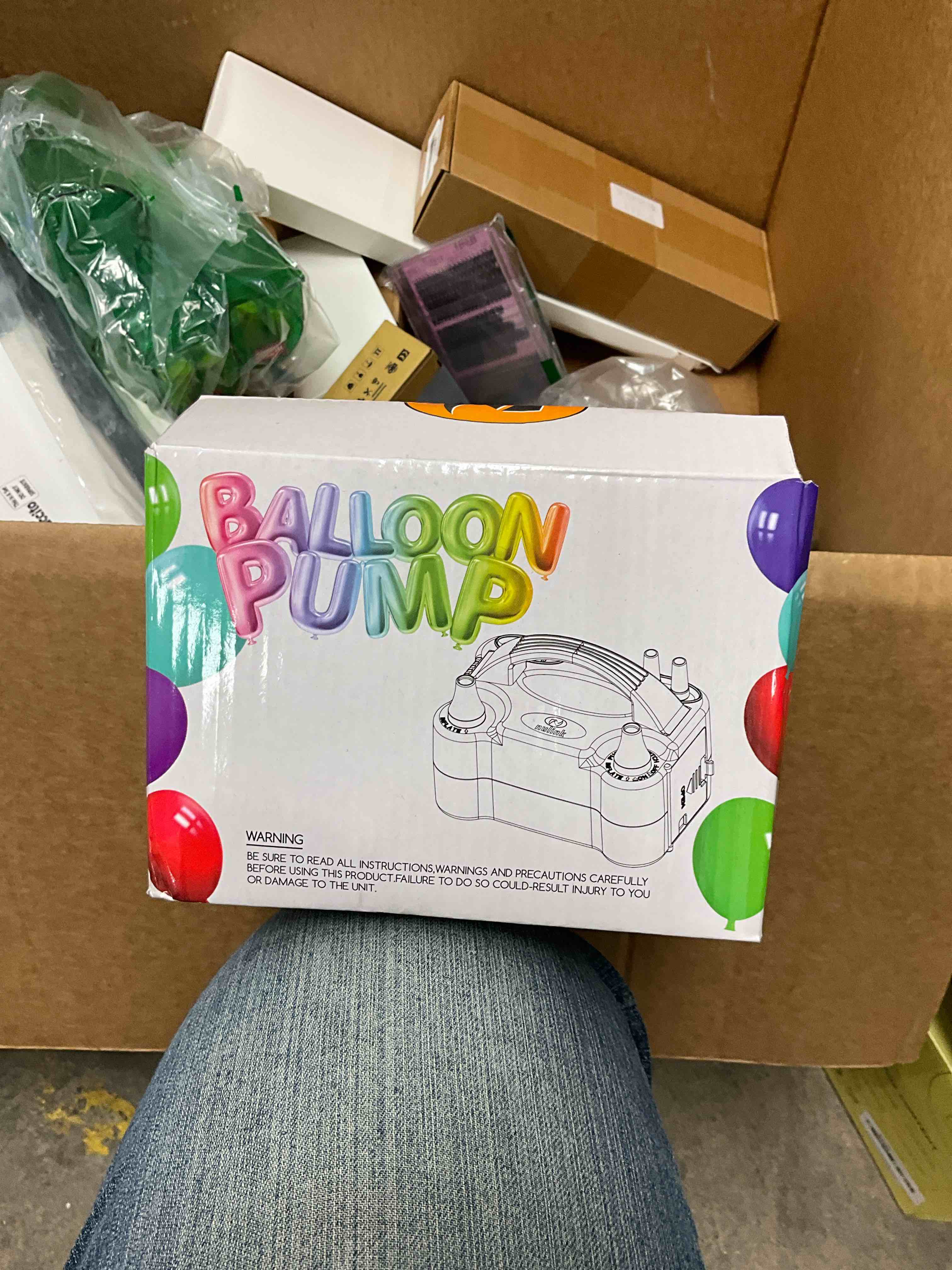 Condition photo showing Good Condition for Nulink Electric Balloon Pump, Portable Electric Balloon Blower Machine Balloon Air Pump Dual Nozzle 110V 600W Balloon Inflator for Party Decorations Rose red