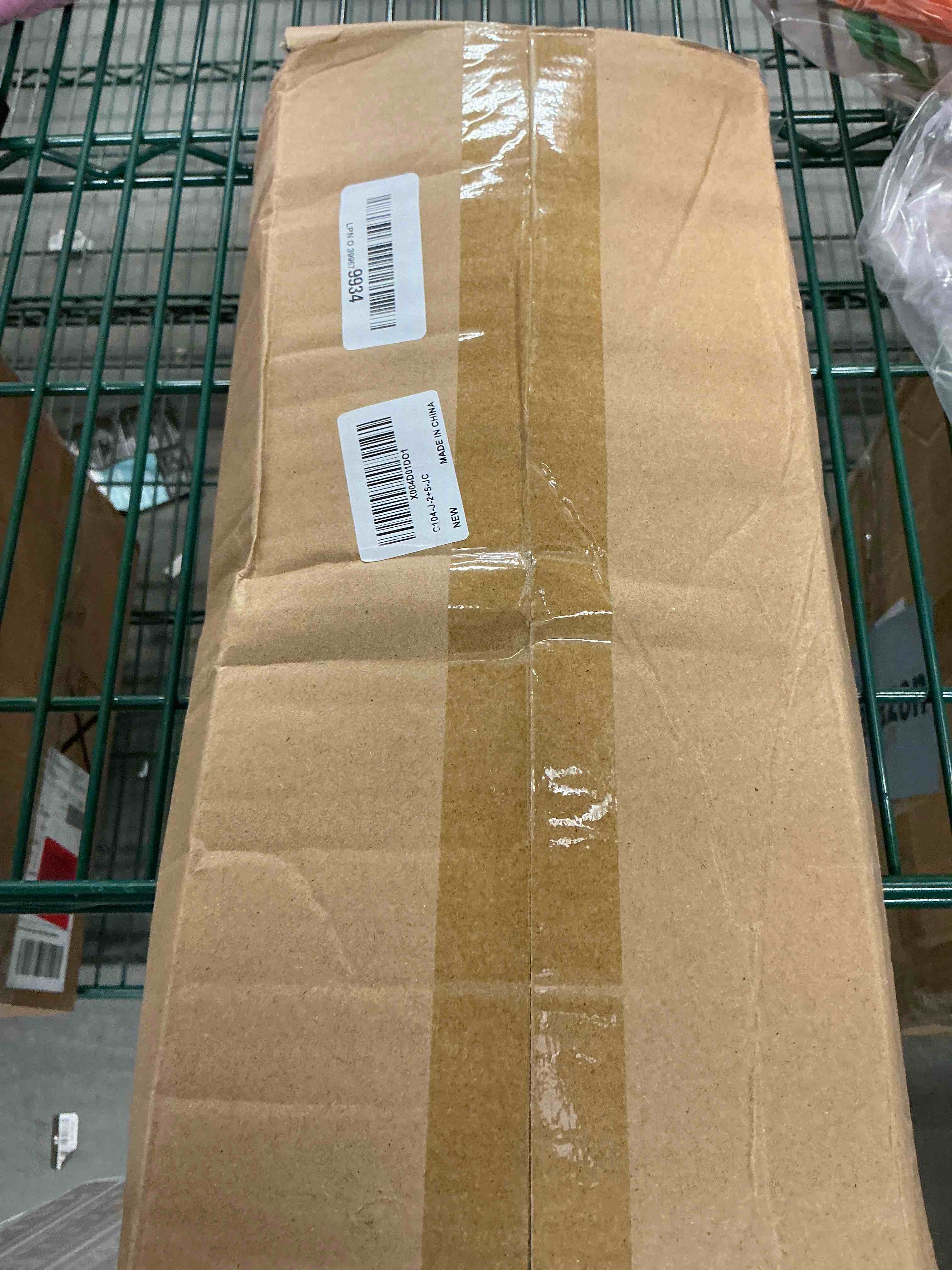 Condition photo showing New/Like New for Gold Curtain Rods for Windows 66 to 120 inches, 1 inch Diameter Heavy Duty Window Curtain Rod, Adjustable Length Long Curtain Rod Modern Design, Size:32"-120"