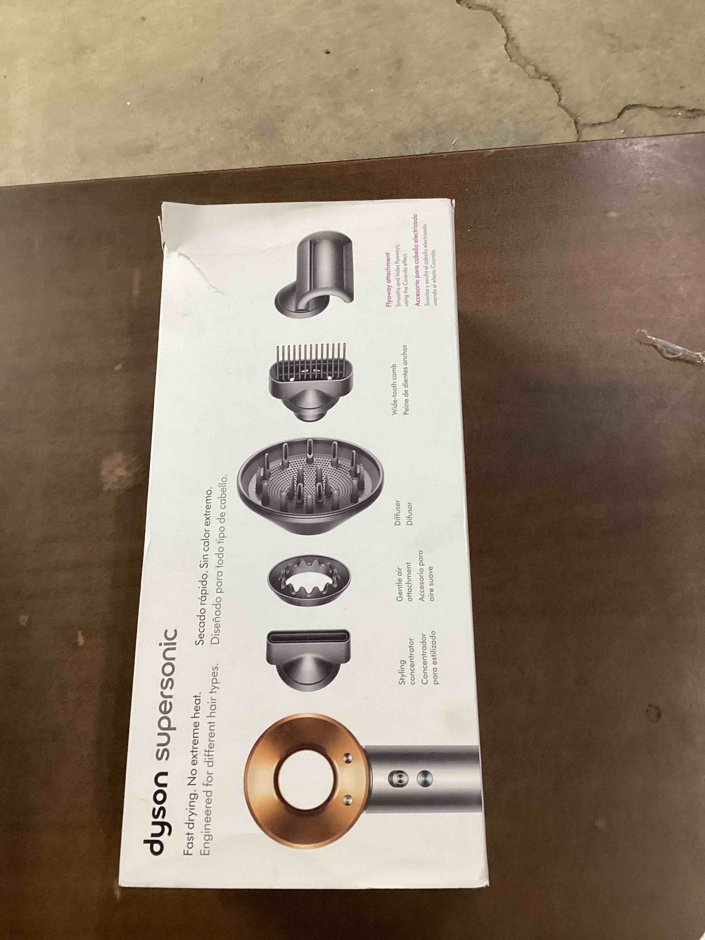 Condition photo showing New/Like New for Dyson Supersonic™ Hair Dryer Nickel / Copper