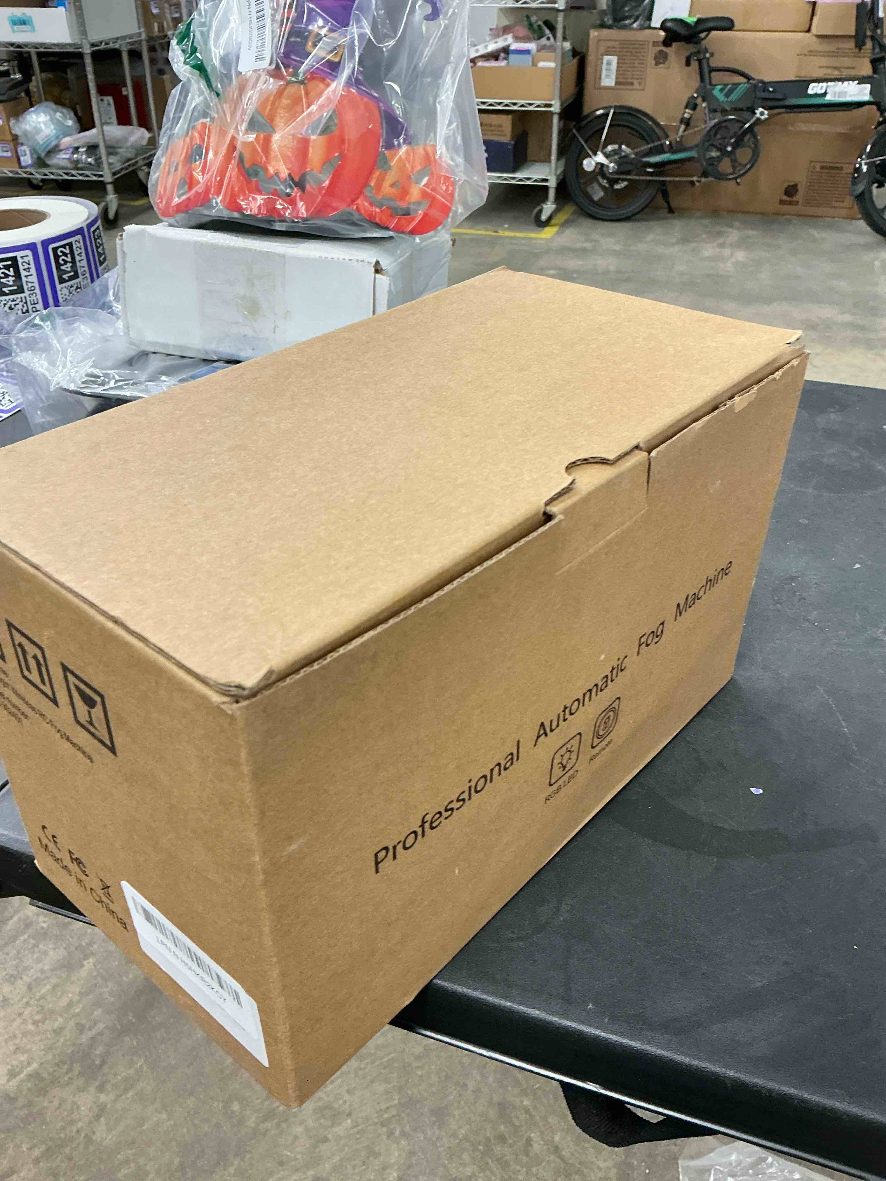 Condition photo showing Good Condition for Fansteck Fog Machine, Smoke Machine with 72 LED Lights Effect, 500W and 2000CFM Fog with Wireless Remote Control, Perfect for Indoor Outdoor Wedding, Halloween, Party and Stage Effect