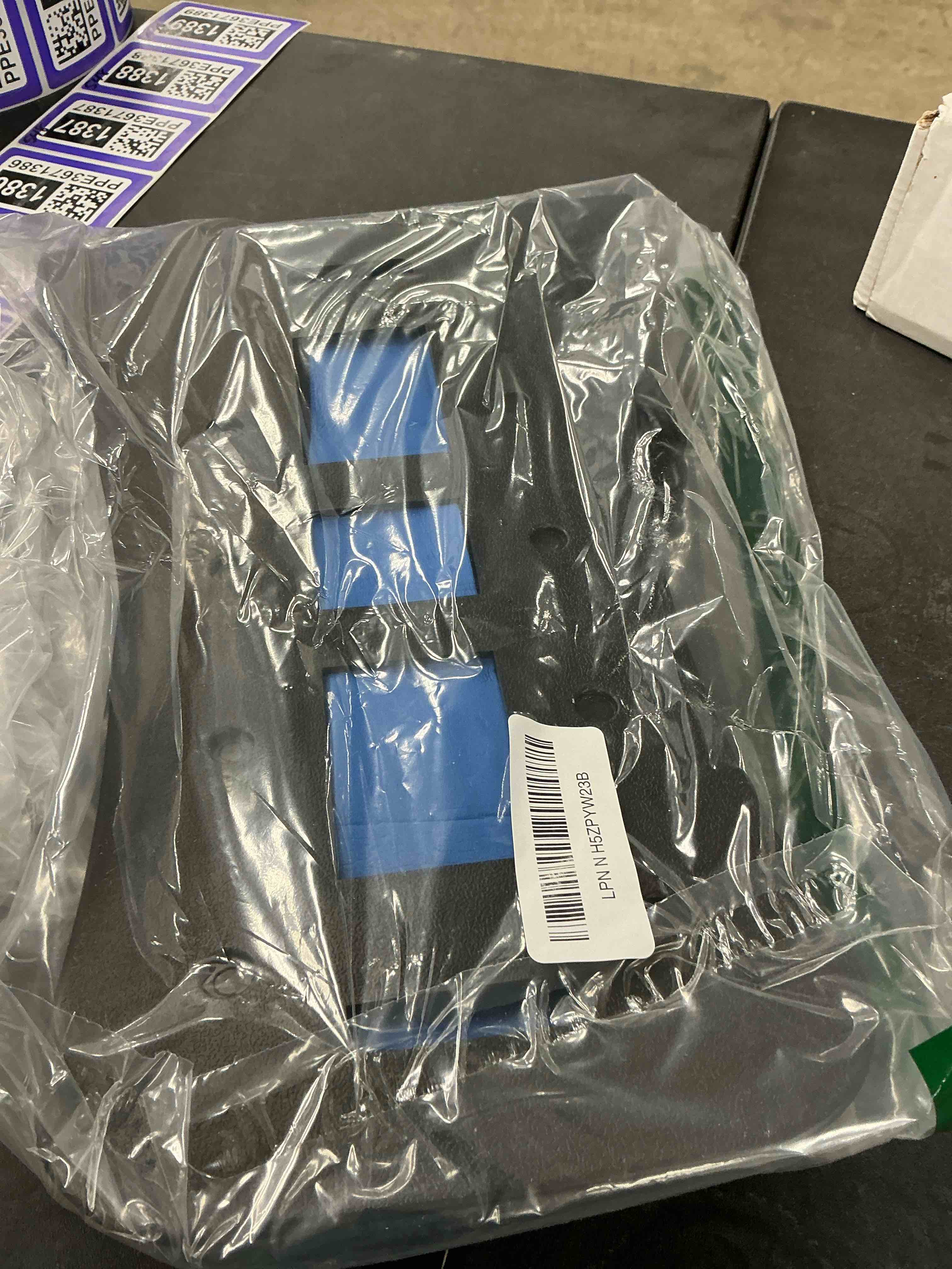 Condition photo showing Good Condition for Back Stretcher for Lower Back Pain Relief, 4 Level Adjustable Lumbar Cracker Board Massager, Stretching Device for Scoliosis, Sciatica (Blue)