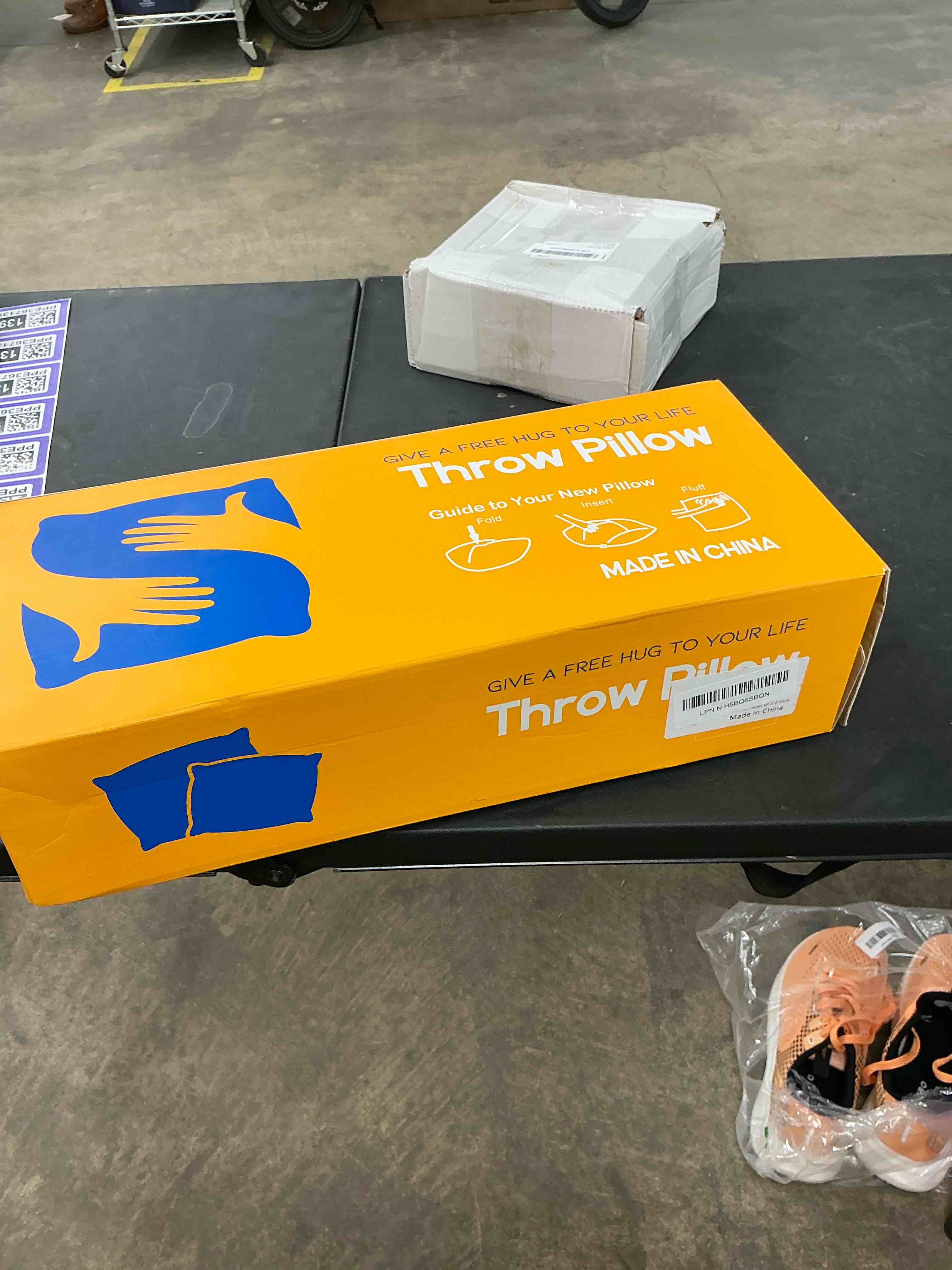 Condition photo showing Good Condition for Artscope Synthetic Down Pillow Insert, 16x16 Down Alternative Throw Pillow Insert. Ultra Soft Fluffy Sleeping Pillow with 100% Cotton Cover, Decorative Pillows Set of 2-White. White 16x16 Inch (Pack of 2)