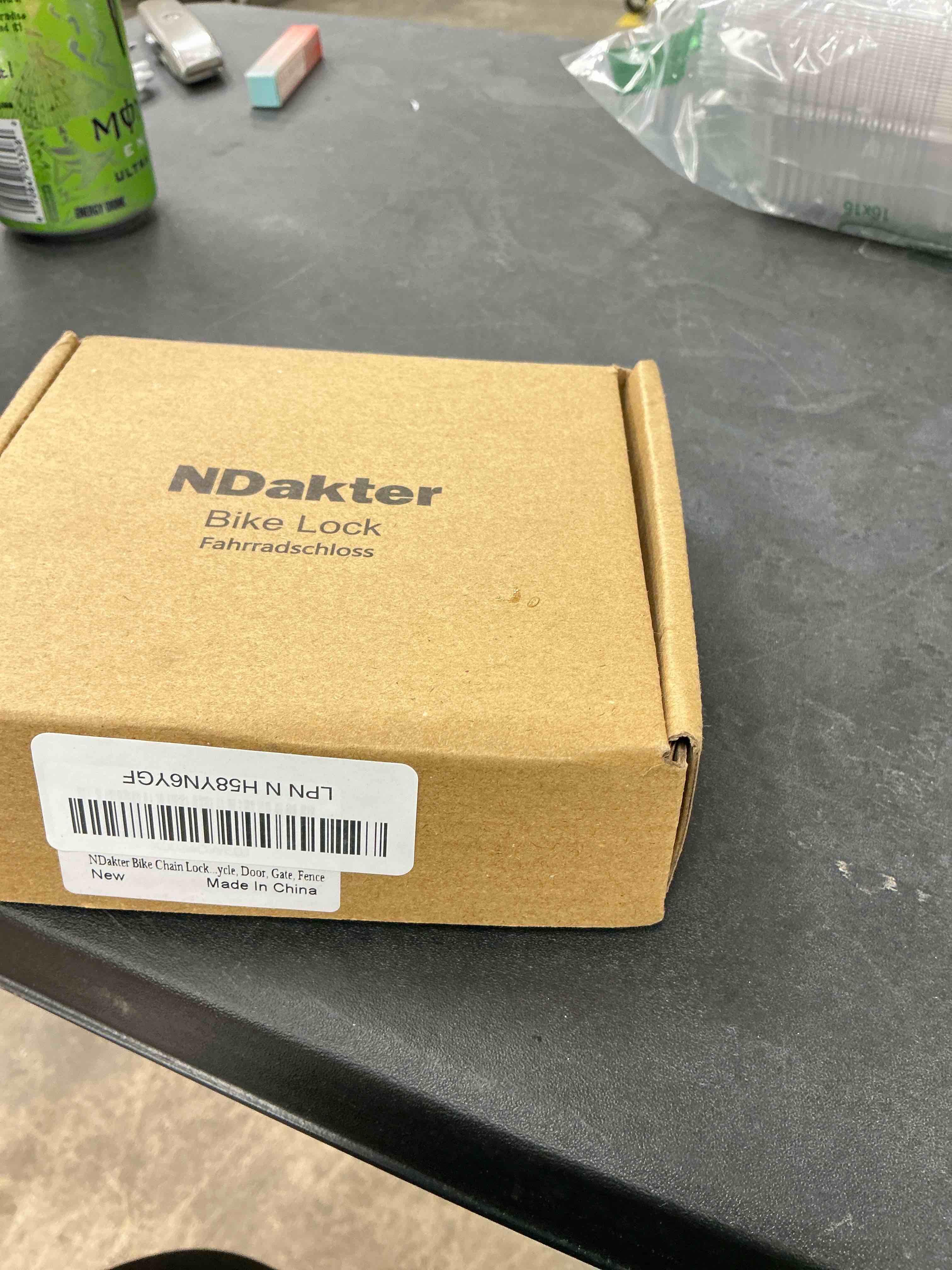 Condition photo showing Good Condition for NDakter Bike Lock, 5 Digit Combination Heavy Duty Anti Theft Bicycle Chain Lock, 2.62/3.2/4.27/5/6Ft Long, High Security Resettable, Suitable for Bike, Scooter, Door, Gate, Fence-4/6mm Thick