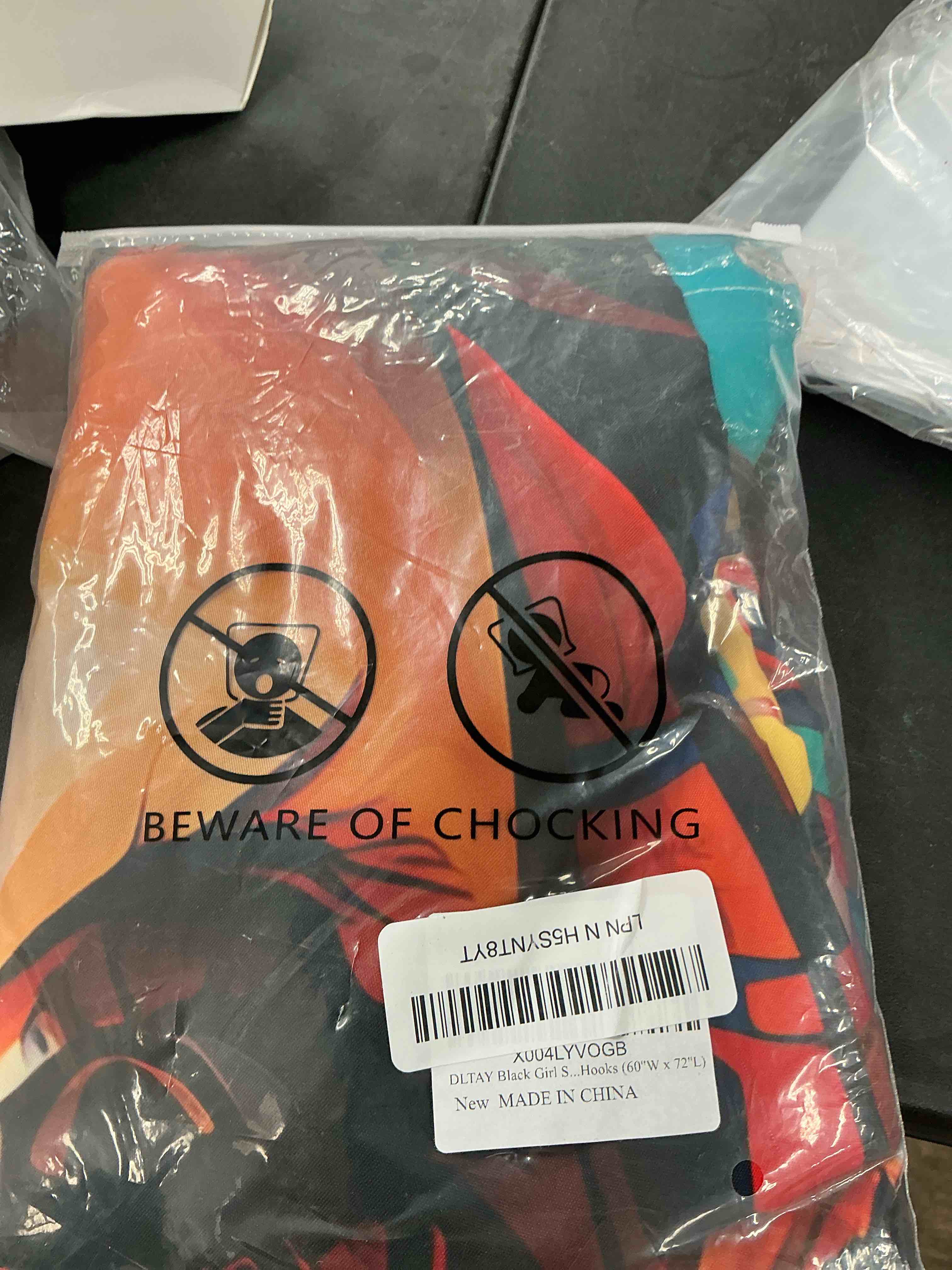 Condition photo showing Good Condition for DLTAY Black Girl Shower Curtain African Shower Curtains, African American Women Girls Bathroom Decor
