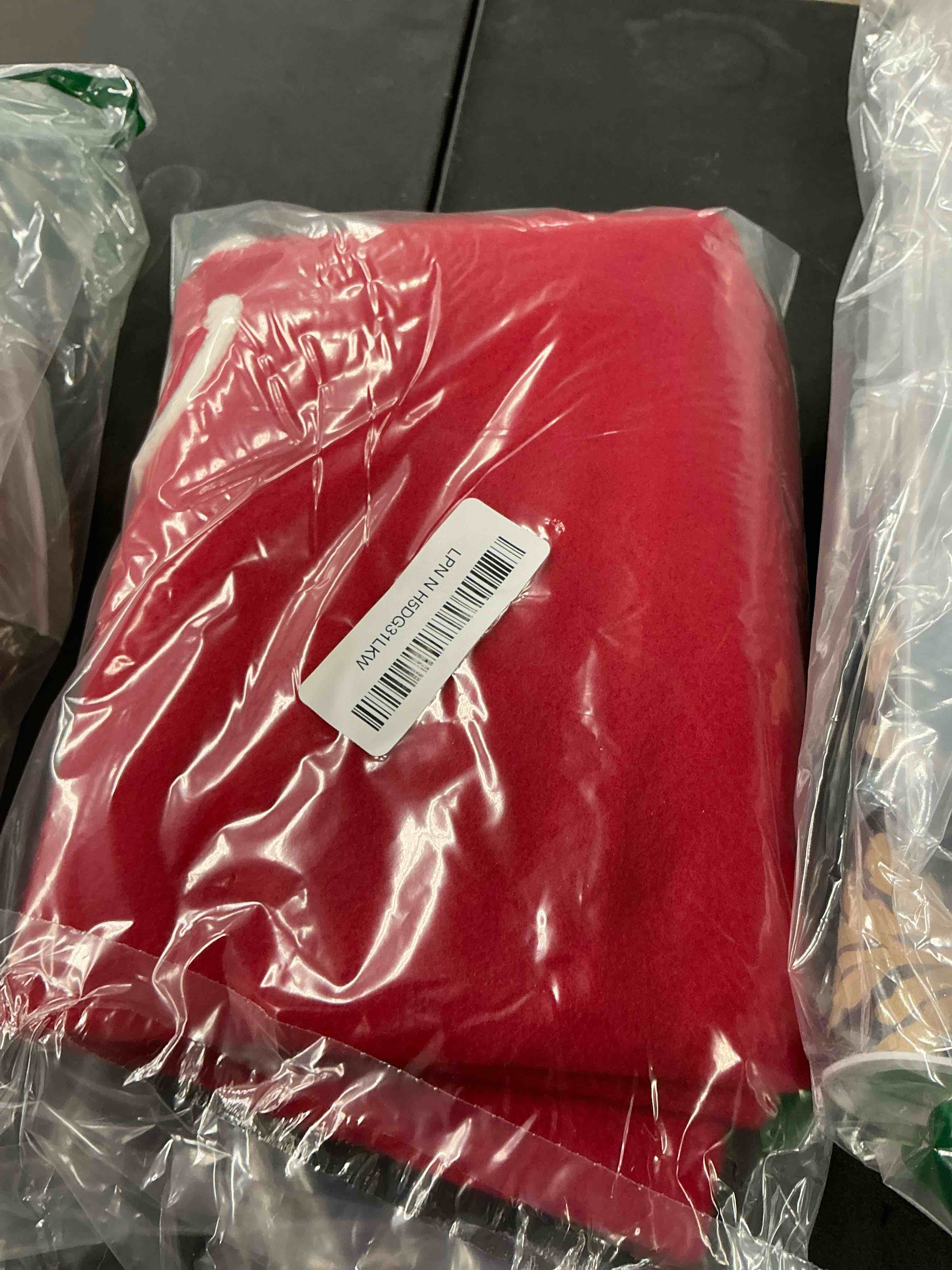 Condition photo showing Good Condition for S-DEAL Christmas Tree Skirt, 32 Inches Red Tree Skirt for Holiday Home Decor Xmas 32inch Red