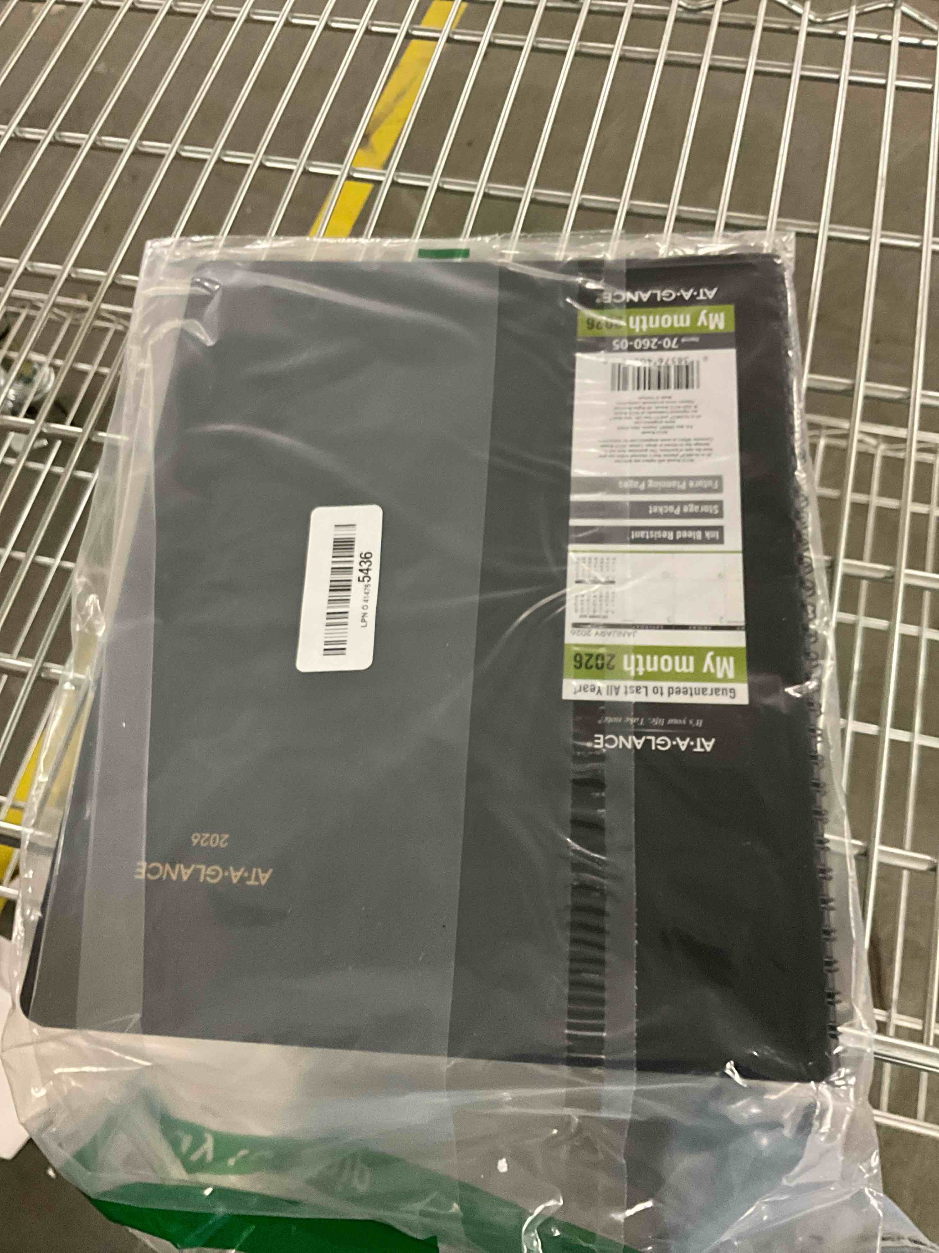 Condition photo showing New/Like New for AT-A-GLANCE 2026 Planner, Monthly, 15-Month, 9" x 11", Large, Black (702600526) 2026 New Edition Black