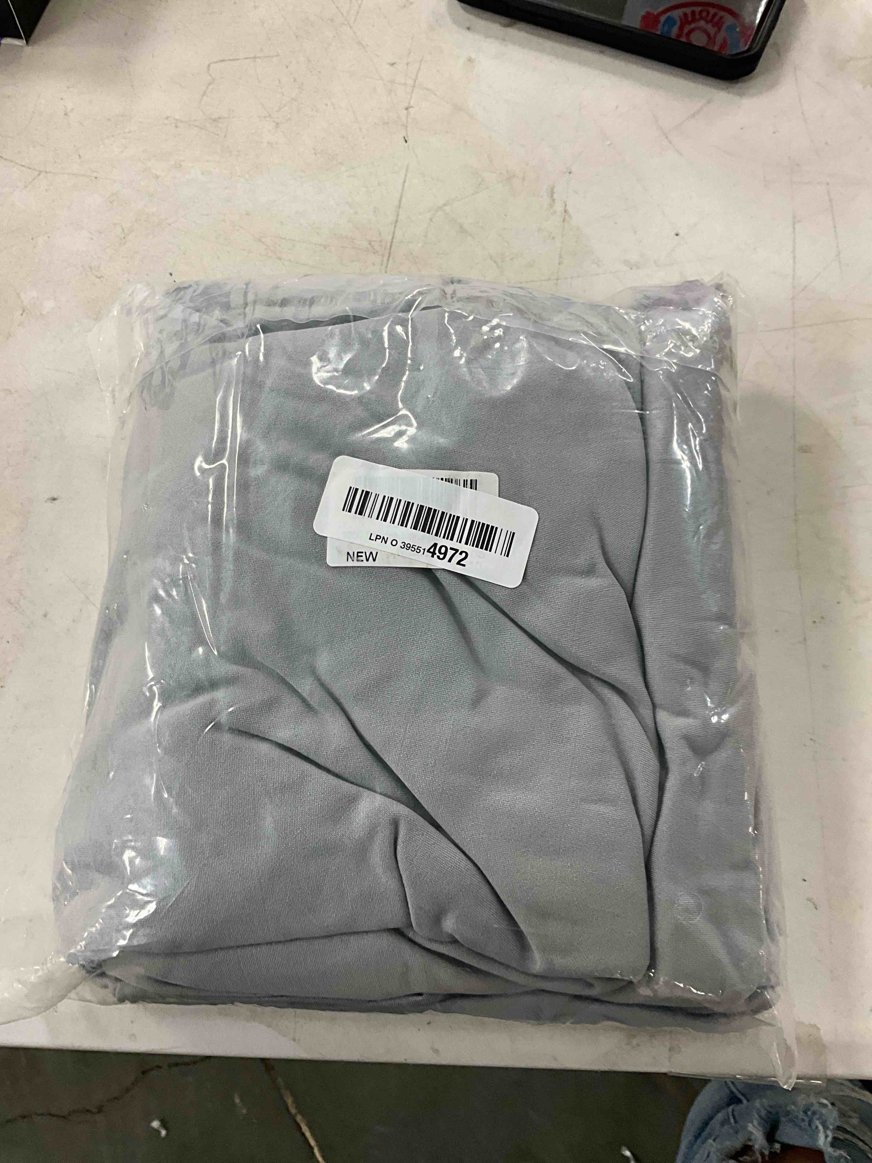 Condition photo showing New/Like New for Table Covers for 8 Foot Tables, Sliver Gray Washable and Wrinkle Resistant Stretch Tablecloths Rectangle 8ft for Events, Wedding, Banquets, Parties Sliver Gray 1PC 8FT