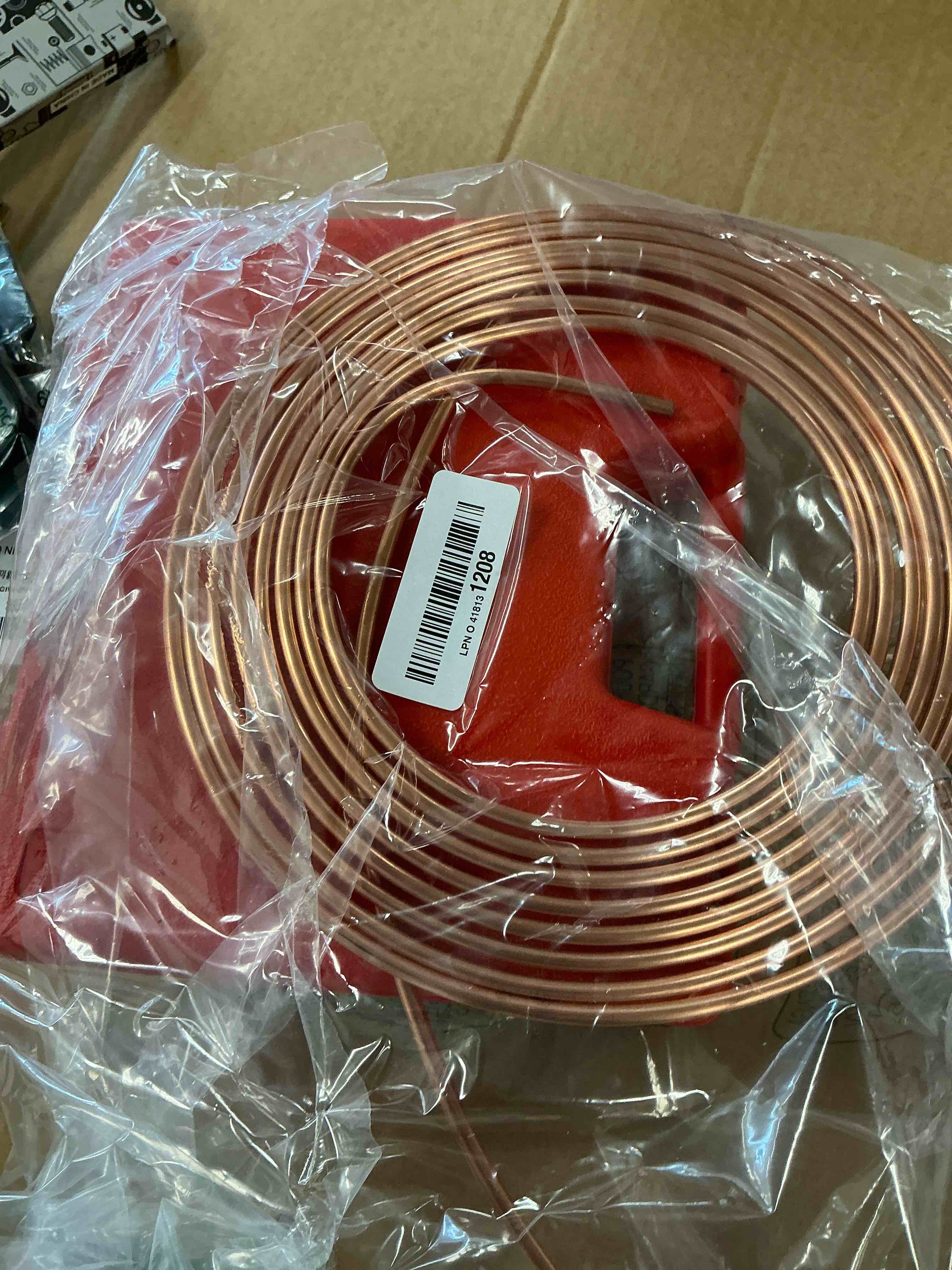 Condition photo showing Good Condition for 25 ft 3/16 Copper Coated Brake Line Kit (Includes 16 Fittings and 4 Unions Brake Line Fittings) + Double & Single Flaring Tool Kit 3/16" Brake Lines
