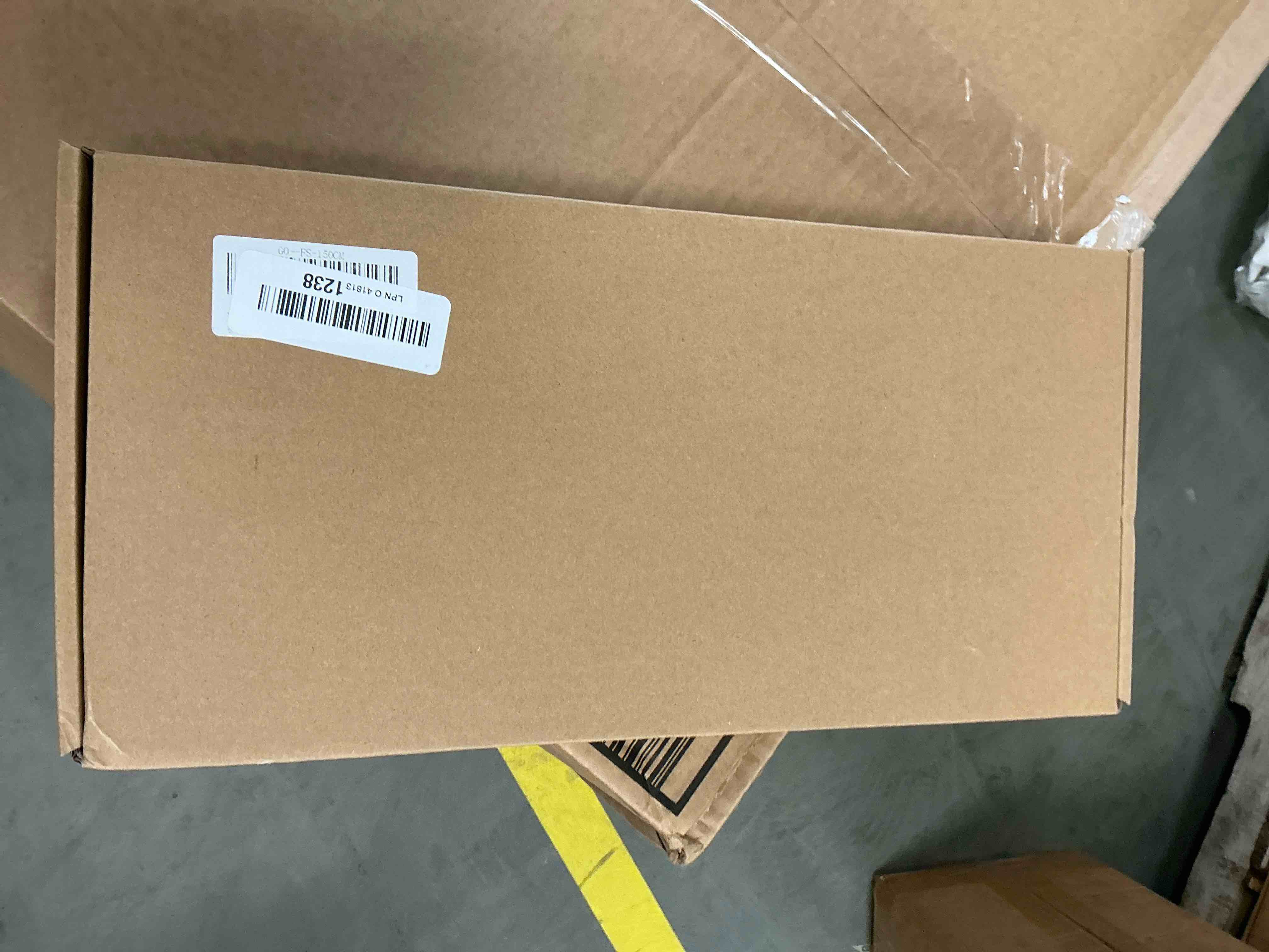 Condition photo showing New/Like New for Floor Squeegee Scrubber for Window and Tile Cleaning, 60'' Long Handle Window Squeegee for Bathroom, Heavy Duty Rubber Scraper with Squeegee Broom for Floor Garage Concrete, Shower Glass