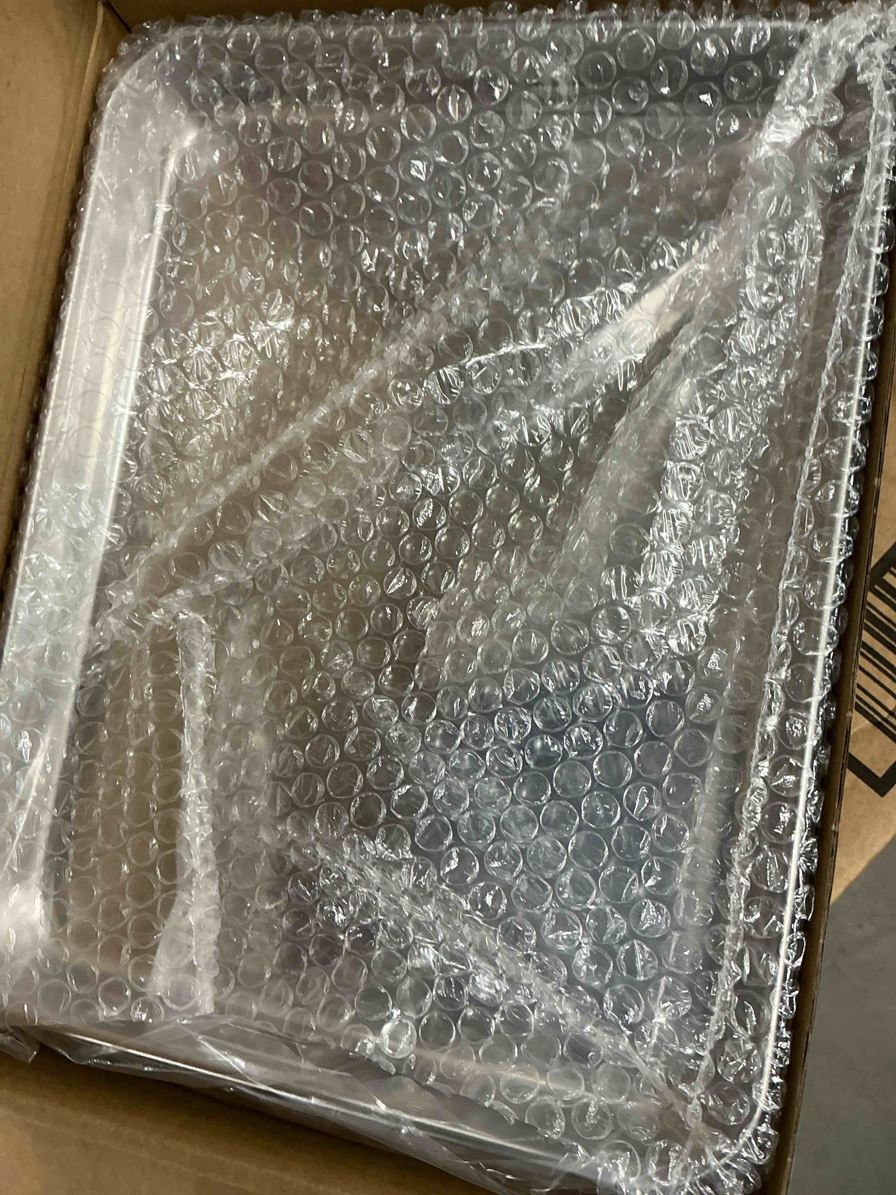 Condition photo showing New/Like New for 2 Pack Professional Medical Surgical Stainless Steel Dental Procedure Tray Thickening Lab Instrument Tools Trays -Flat Type (10.5" * 8.0" * 1.0", 3) 10.5" * 8.0" * 1.0" 2