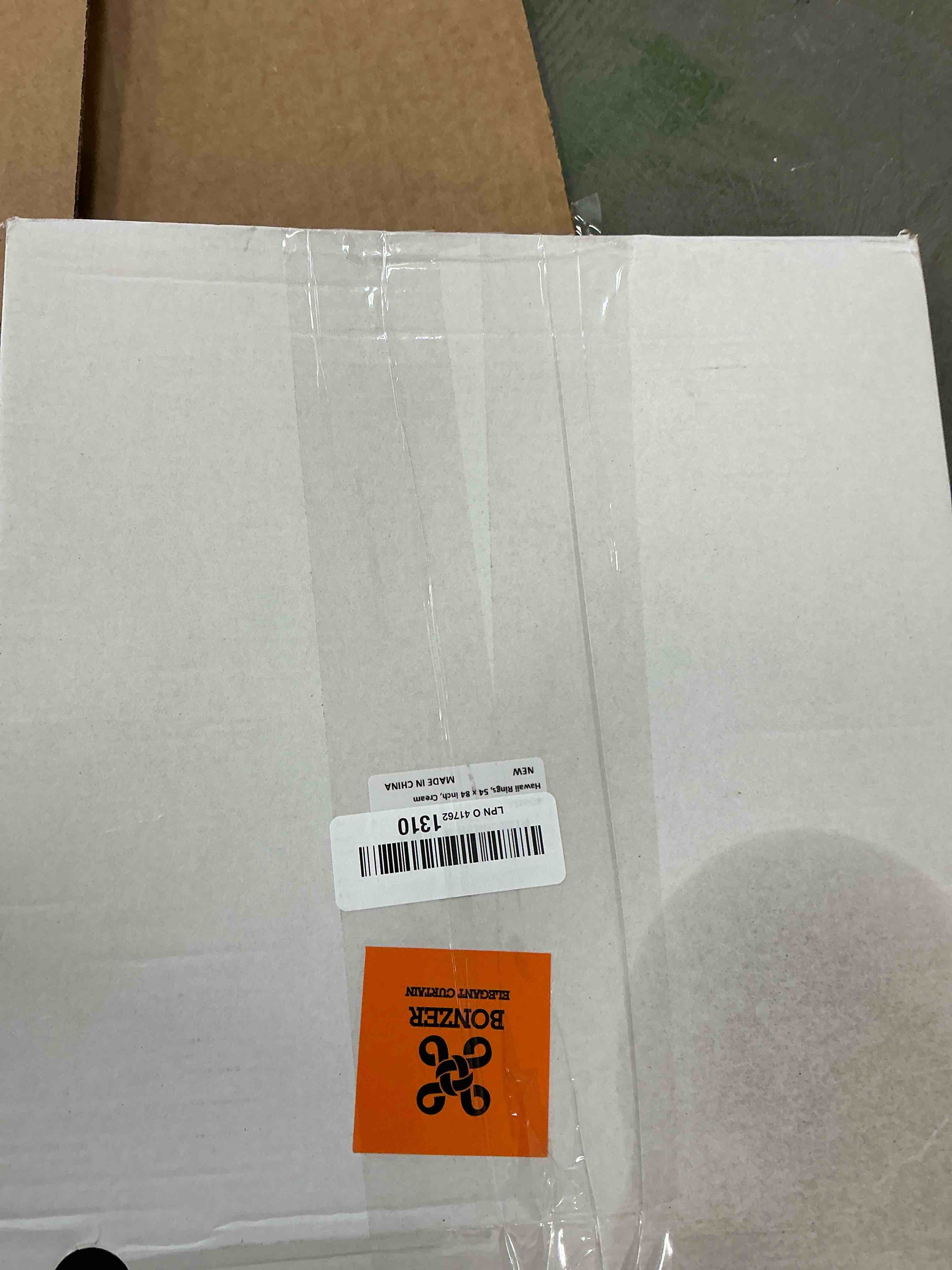 Condition photo showing Good Condition for BONZER Waterproof Outdoor Curtains for Patio, Premium Thick Privacy Weatherproof Grommet Outside Curtains for Porch, Pergola, Cabana, 1 Panel, 54W x 84L inch, Cream Cream 54"W x 84"L (Pack of 1)