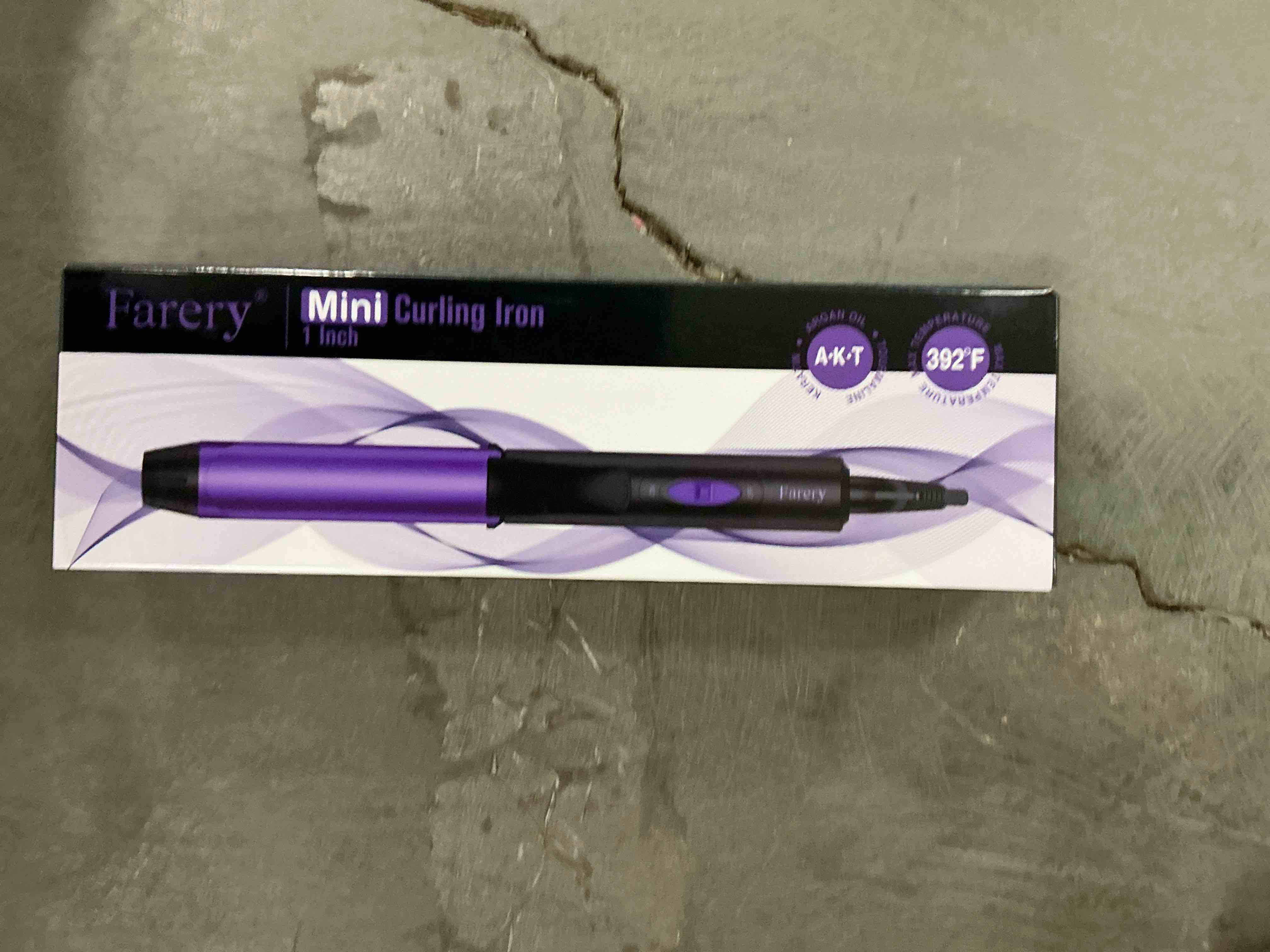 Condition photo showing New/Like New for 1 Inch Barrel Travel Curling Iron, Dual Voltage, Ceramic Mini Hair Curler with Keratin&Argan Oil Infuse, Travel Size Curling Iron with Storage Bag