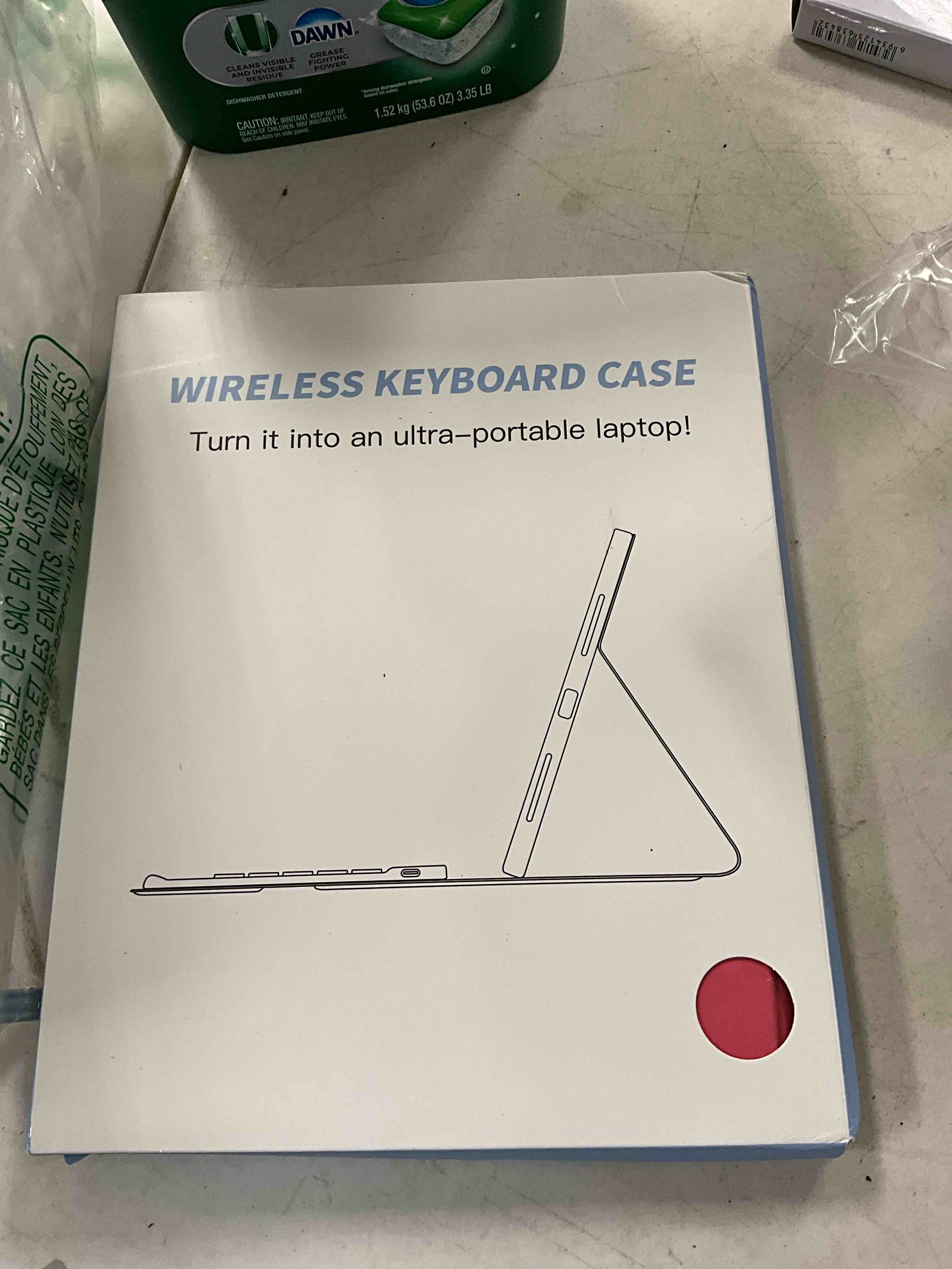 Condition photo showing Good Condition for Harvopu Compatible for iPad 11th 10th Generation Case with Keyboard, Folio Cover with Pencil Holder, Multi-Touch Trackpad, 7 Color Backlit, Detachable Keyboard for iPad (A16) 11th/10th Gen (Pink)