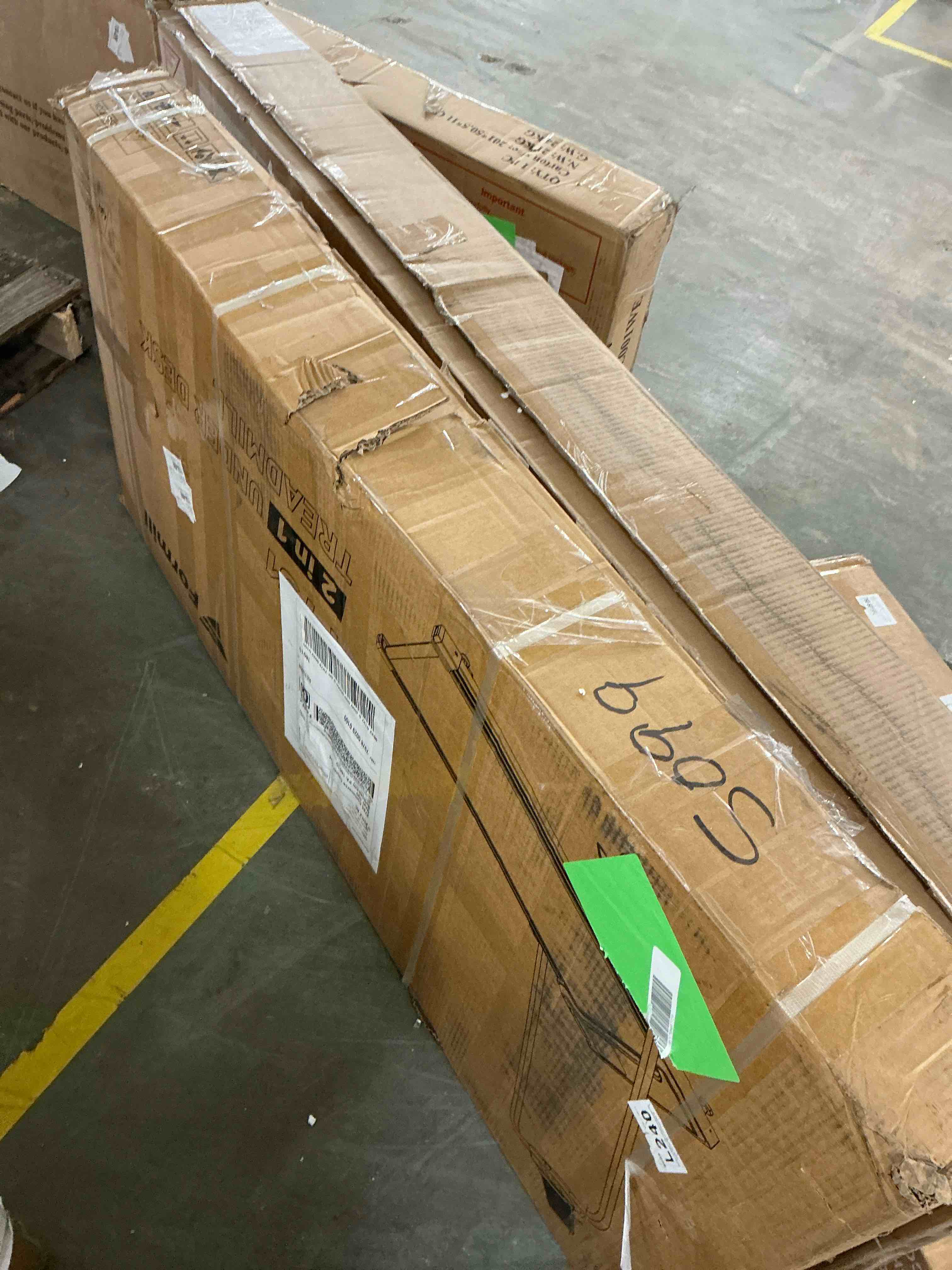 Condition photo showing Good Condition for Treadmill 2 in 1 for Home/Office,Patbrela 300 Lbs Walking Pad Treadmill with HandleBar,Under Desk Treadmill with Mat, Touch Control,LED Display & Remote Control