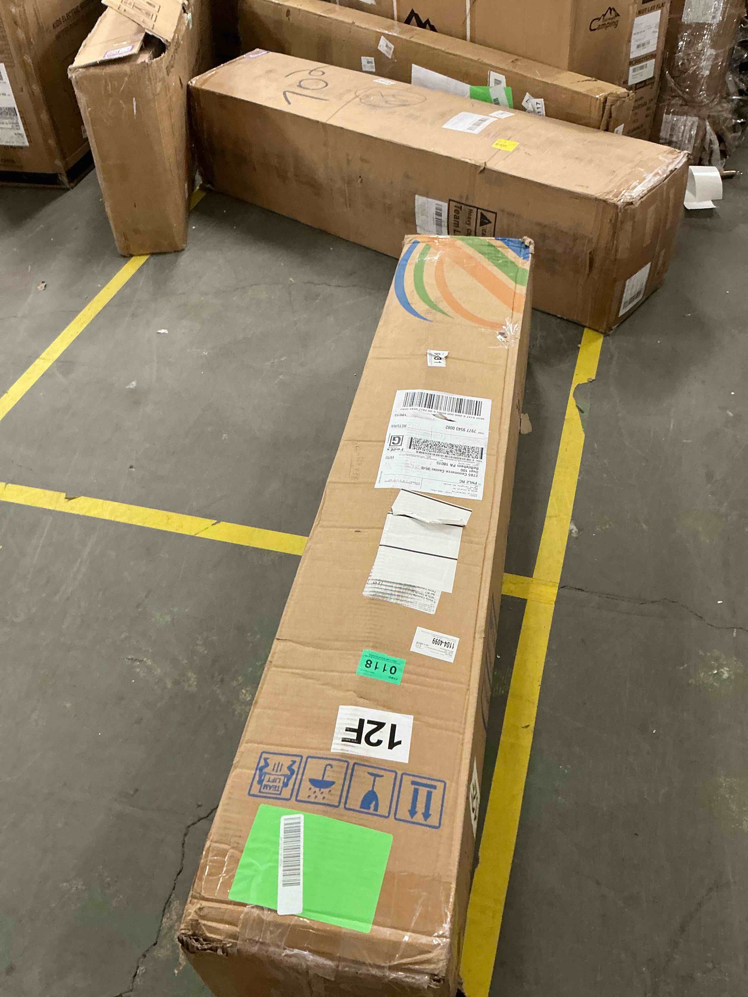 Condition photo showing New/Like New for 12 inch Full size Mattress,Gel Memory Foam & Spring Hybrid Medium Comfort Full Size in a Box , Pressure Relief, Motion Isolation,CertiPUR-US