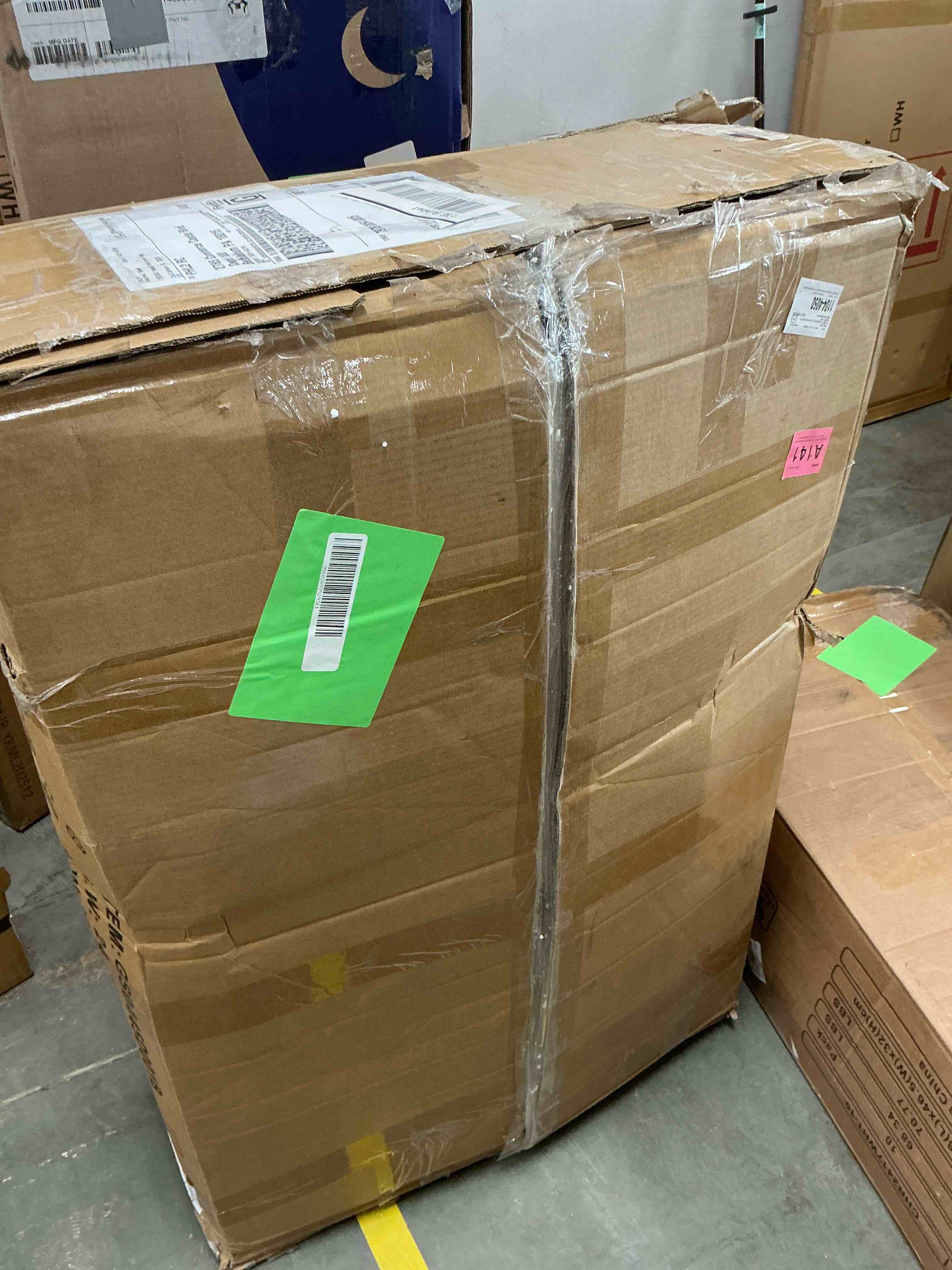 Condition photo showing Good Condition for Ktaxon 33 In. Portable Basketball Hoop Stand, 6.5-8 ft Adjustable Basketball Goal System, with PVC Backboard Indoor/Outdoor