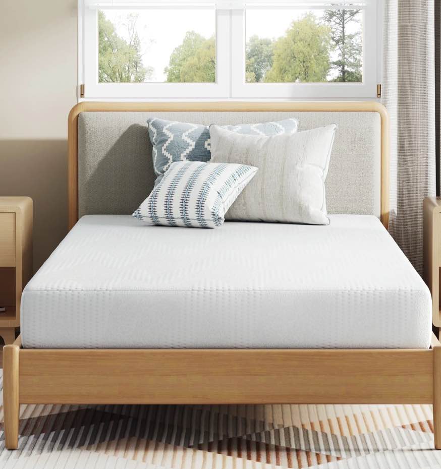 Avenco Victoria 6" Medium Gel Memory Foam Cooling Motion Isolation Mattress, Twin Size