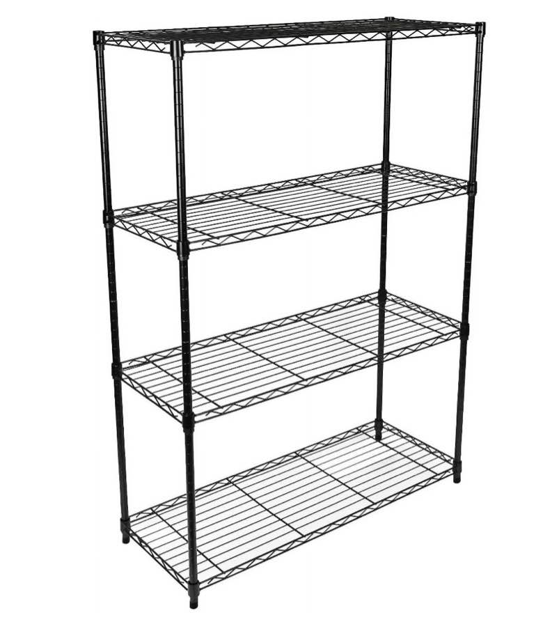 36"x14"x54" 4 Tier Layer Shelf Adjustable Steel Wire Metal Shelving Rack