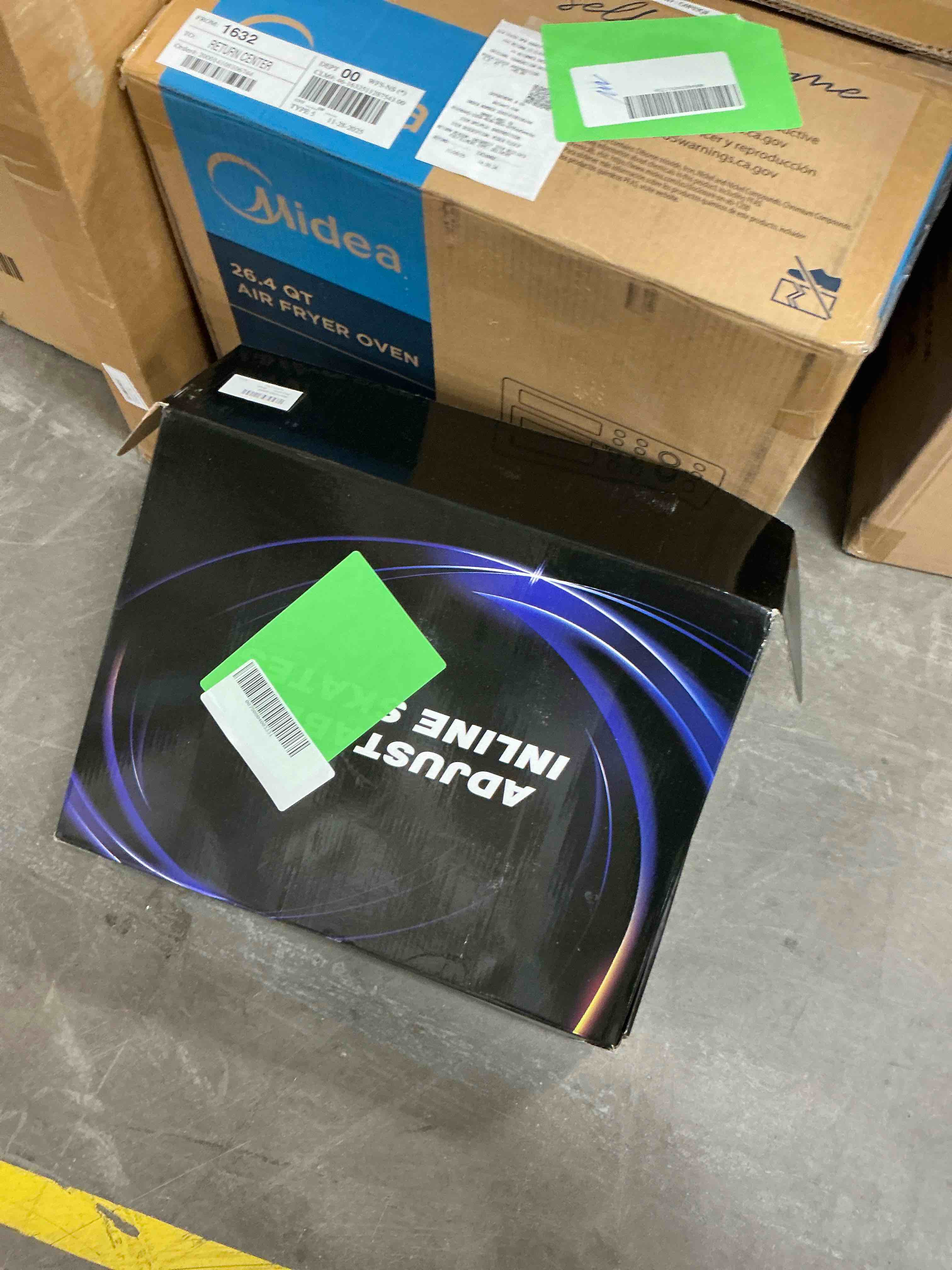 Condition photo showing New/Like New for Cifaisi Blue Adjustable Inline Skates with Illuminating Wheels