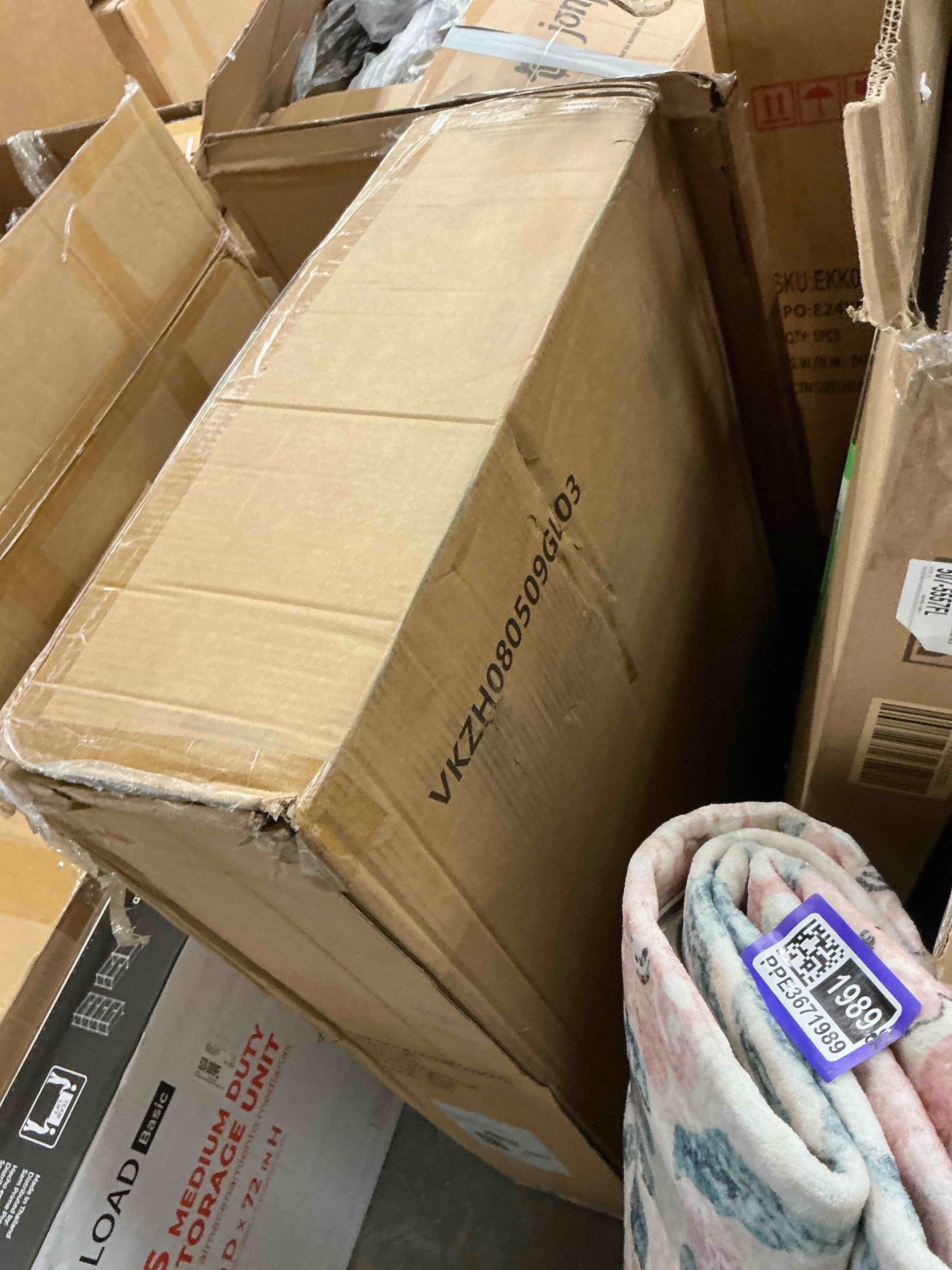 Condition photo showing Good Condition for VECUKTY Collapsible Garden Wagon Cart with Removable Canopy Blue